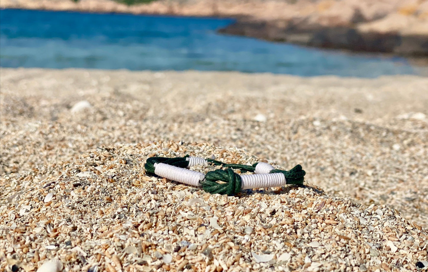 CleanSea Bracelet - Green/White - CleanSea