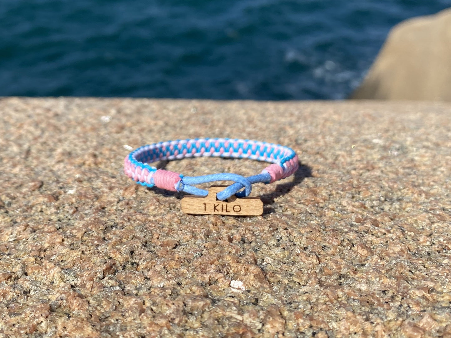 Coastal 1 KG - Sky blue, Aquamarine & Coral pink