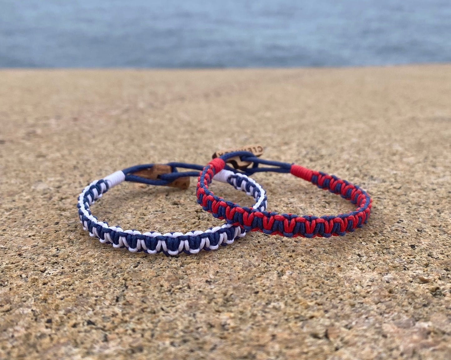 Wavy 1 KG - Sea blue & Anemone red - CleanSea