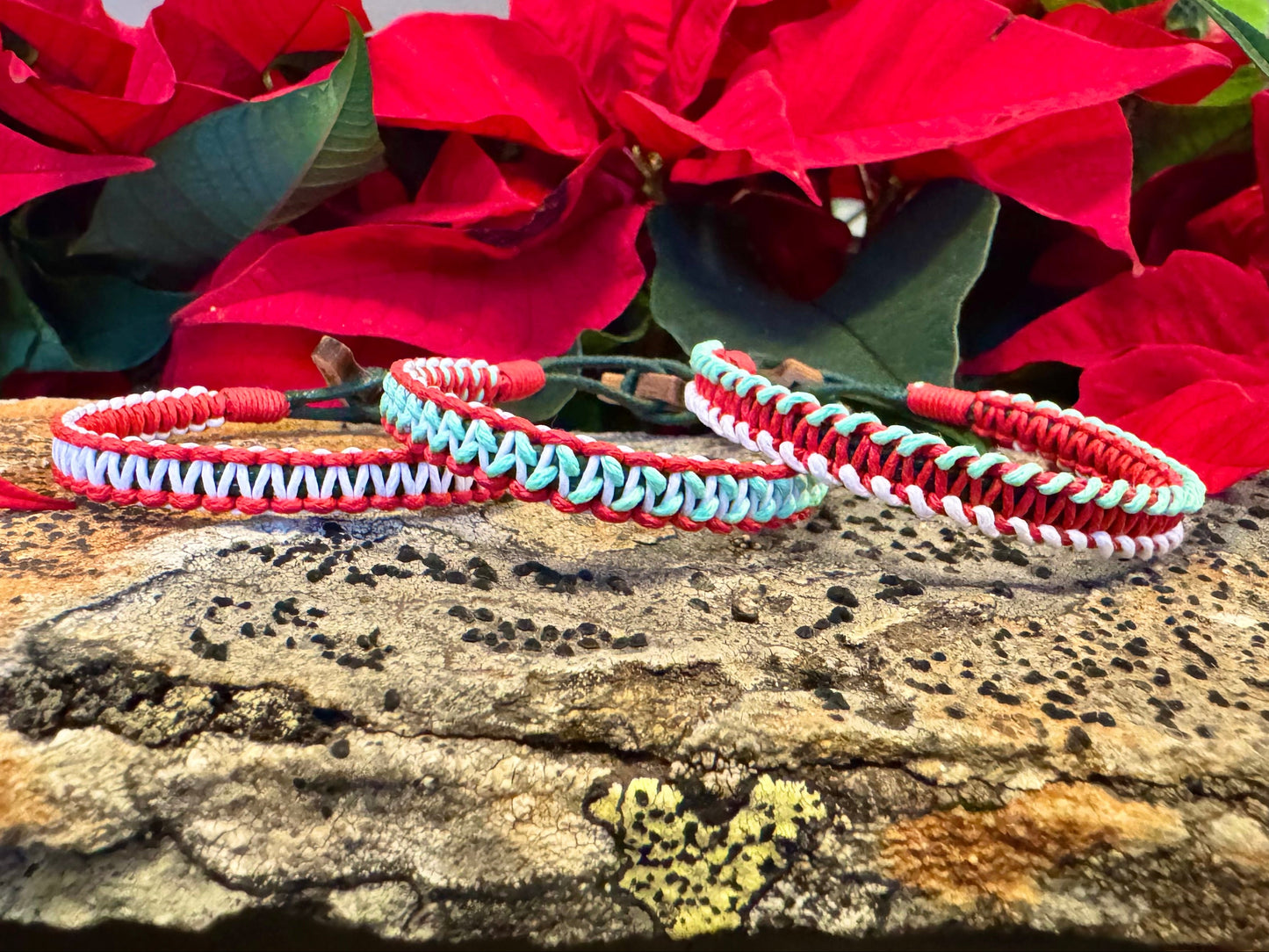 Vinterkaramell 1 KG - Havsmint, Saltvit & Anemonröd