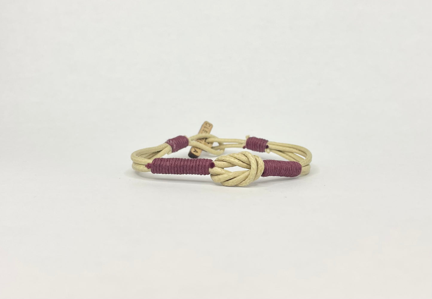 Classic 1 KG - Sand beige & Bordeaux - CleanSea