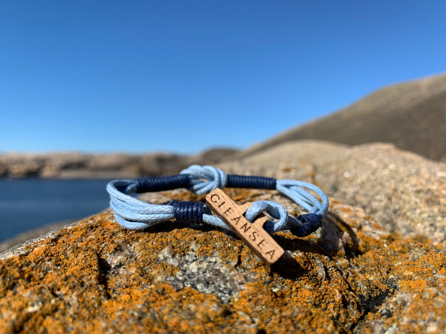 2 kilo CleanSea Bracelet - Lightblue/Blue - CleanSea