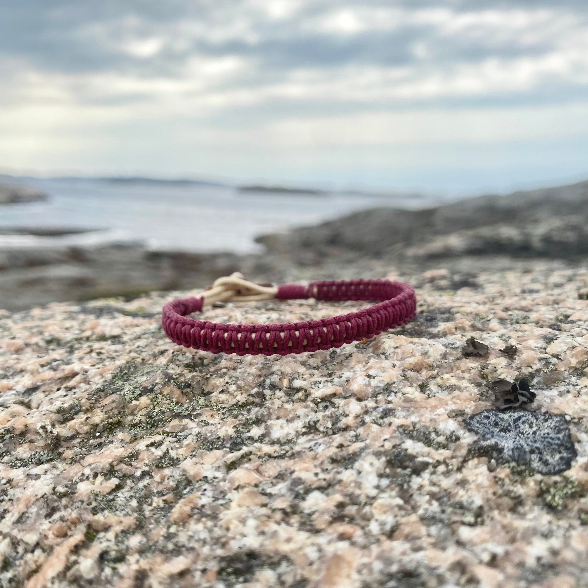 Breeze  1 KG - Sand beige & Bordeaux - CleanSea