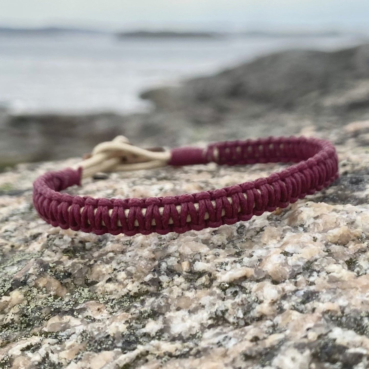 Breeze  1 KG - Sand beige & Bordeaux - CleanSea