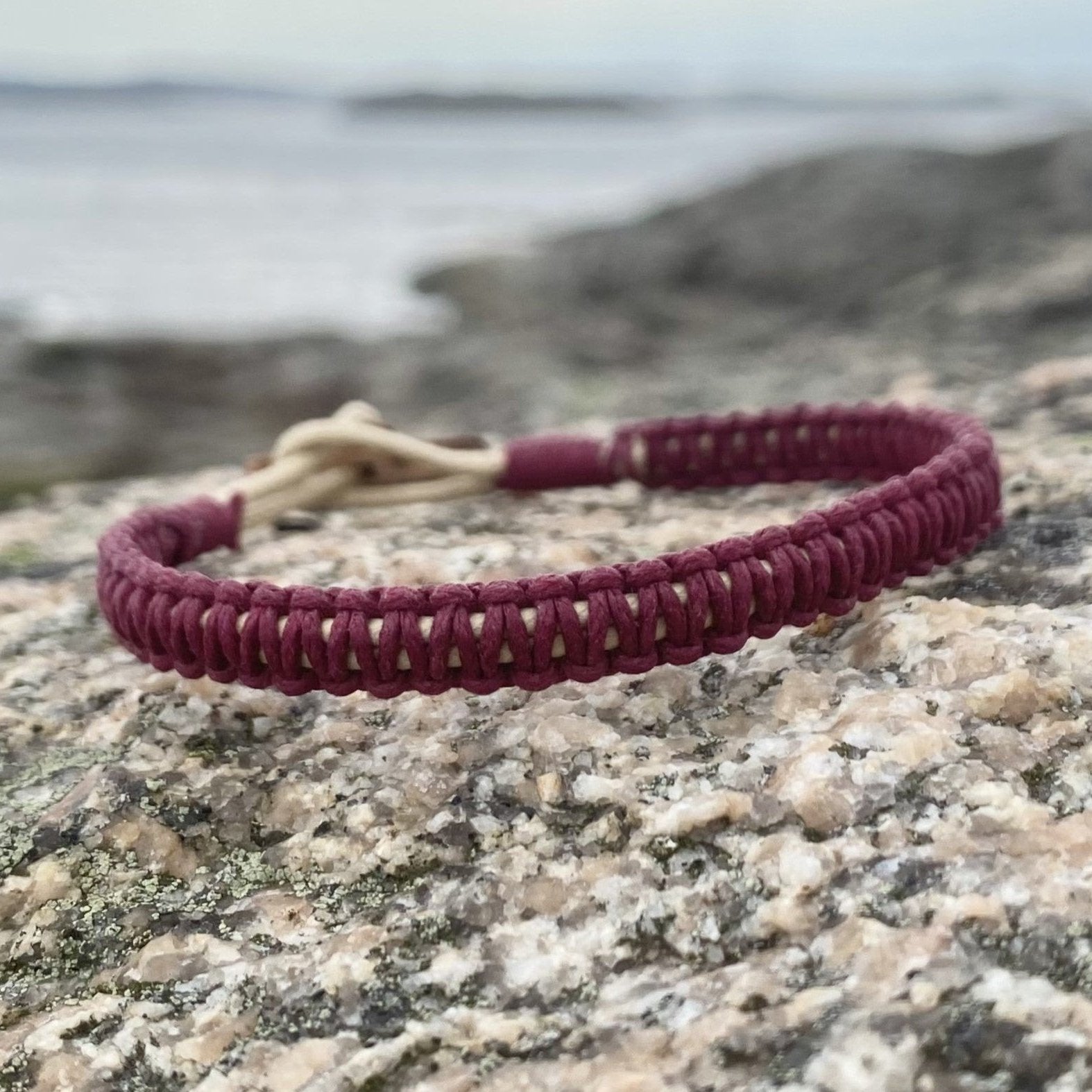 Breeze  1 KG - Sand beige & Bordeaux - CleanSea