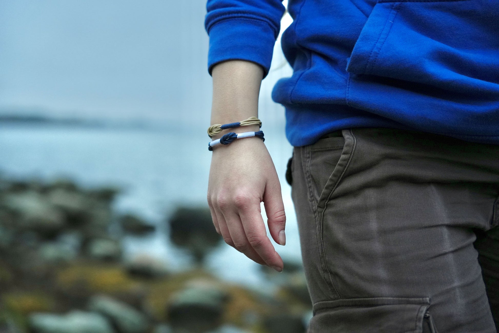 Classic 1 KG - Sand beige & Sea blue - CleanSea