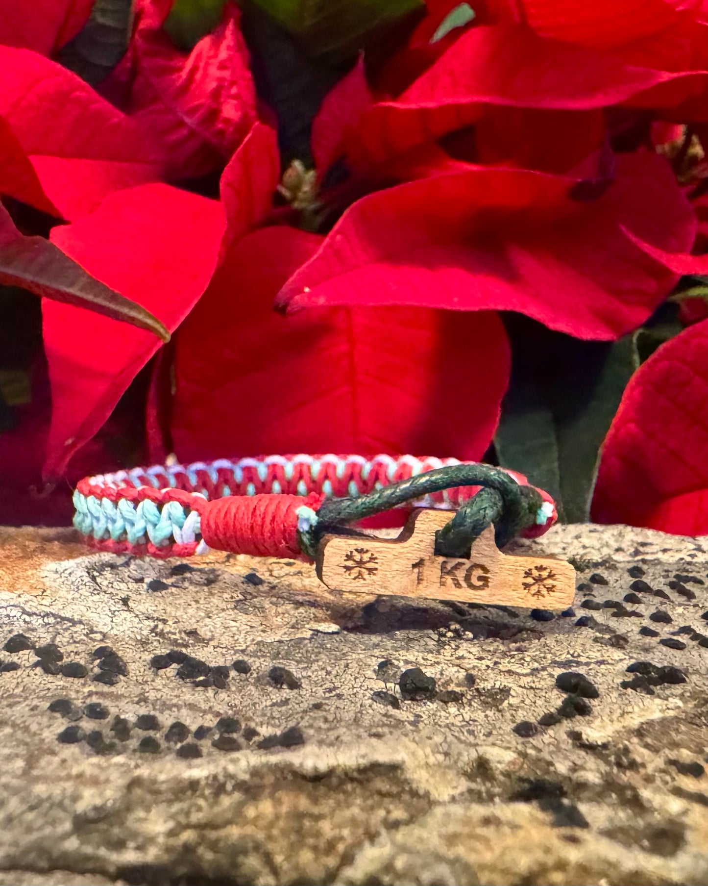 Vinterkaramell 1 KG - Havsmint, Saltvit & Anemonröd