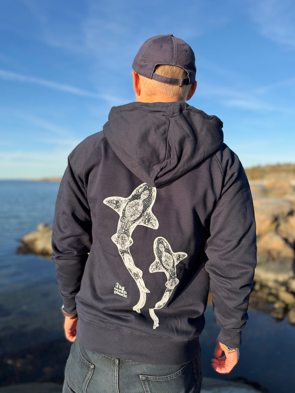 CleanSea Impact Zip Hoodie 3 KG - Deepwater blue