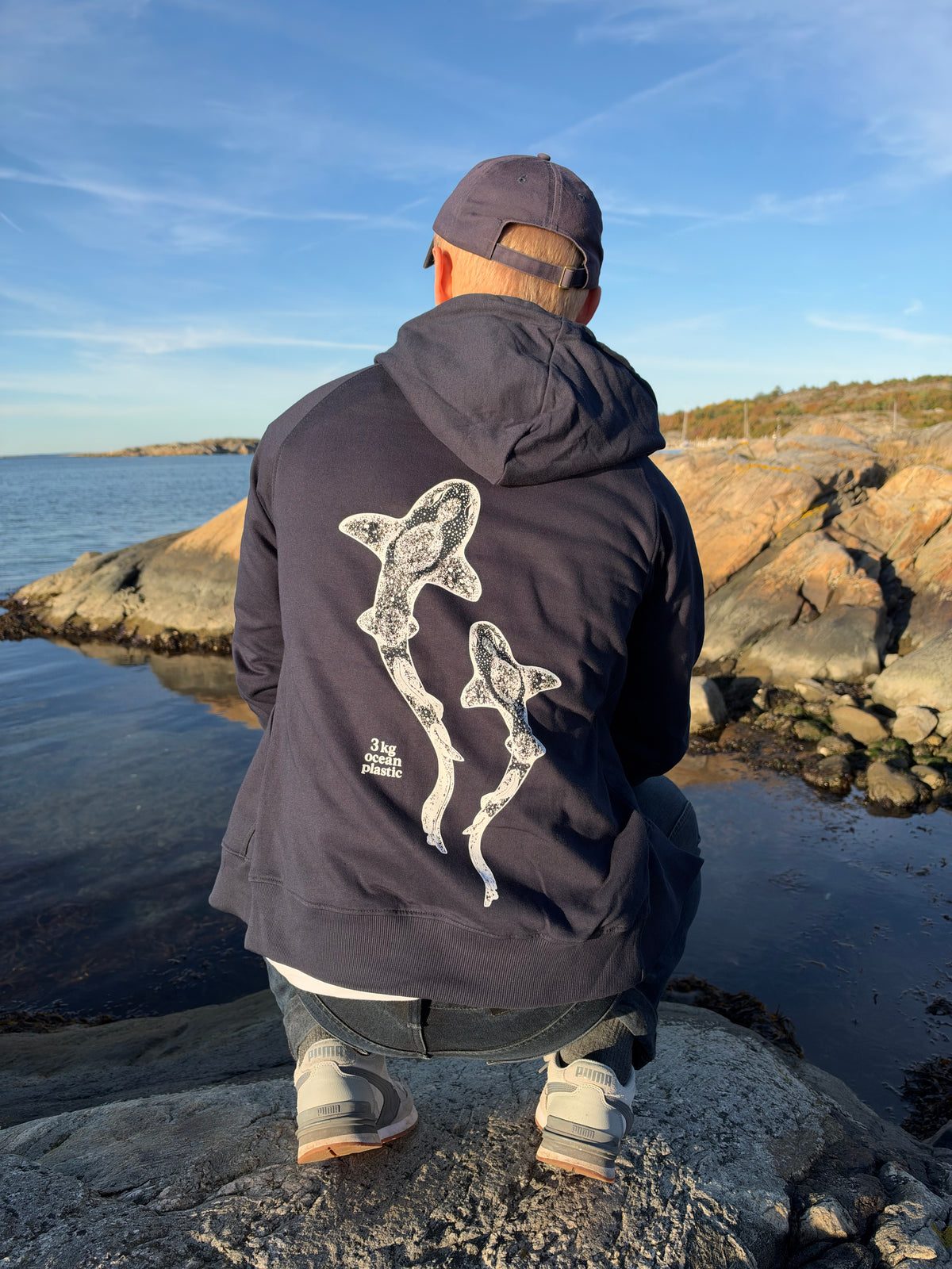 CleanSea Impact Zip Hoodie 3 KG - Deepwater blue