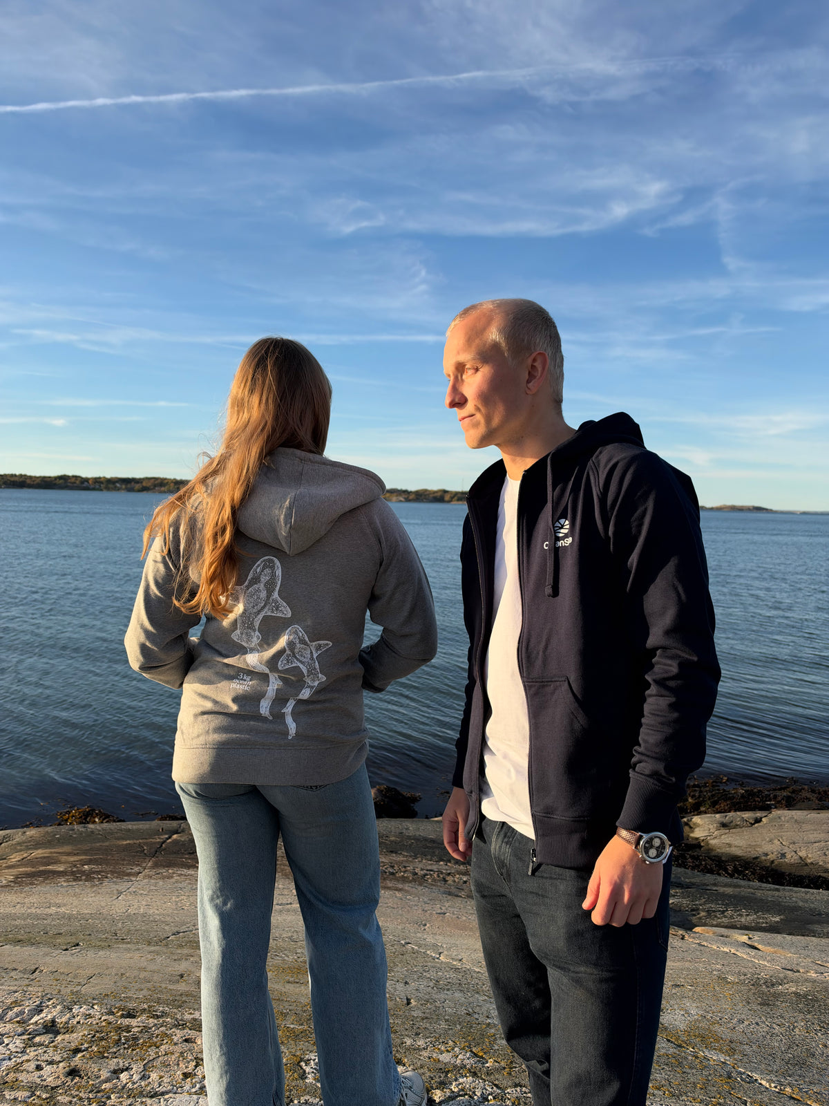 CleanSea Impact Zip Hoodie 3 KG - Deepwater blue