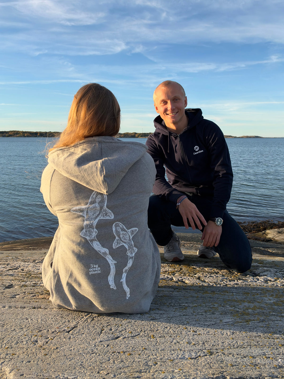 CleanSea Impact Zip Hoodie 3 KG - Cliff Grey