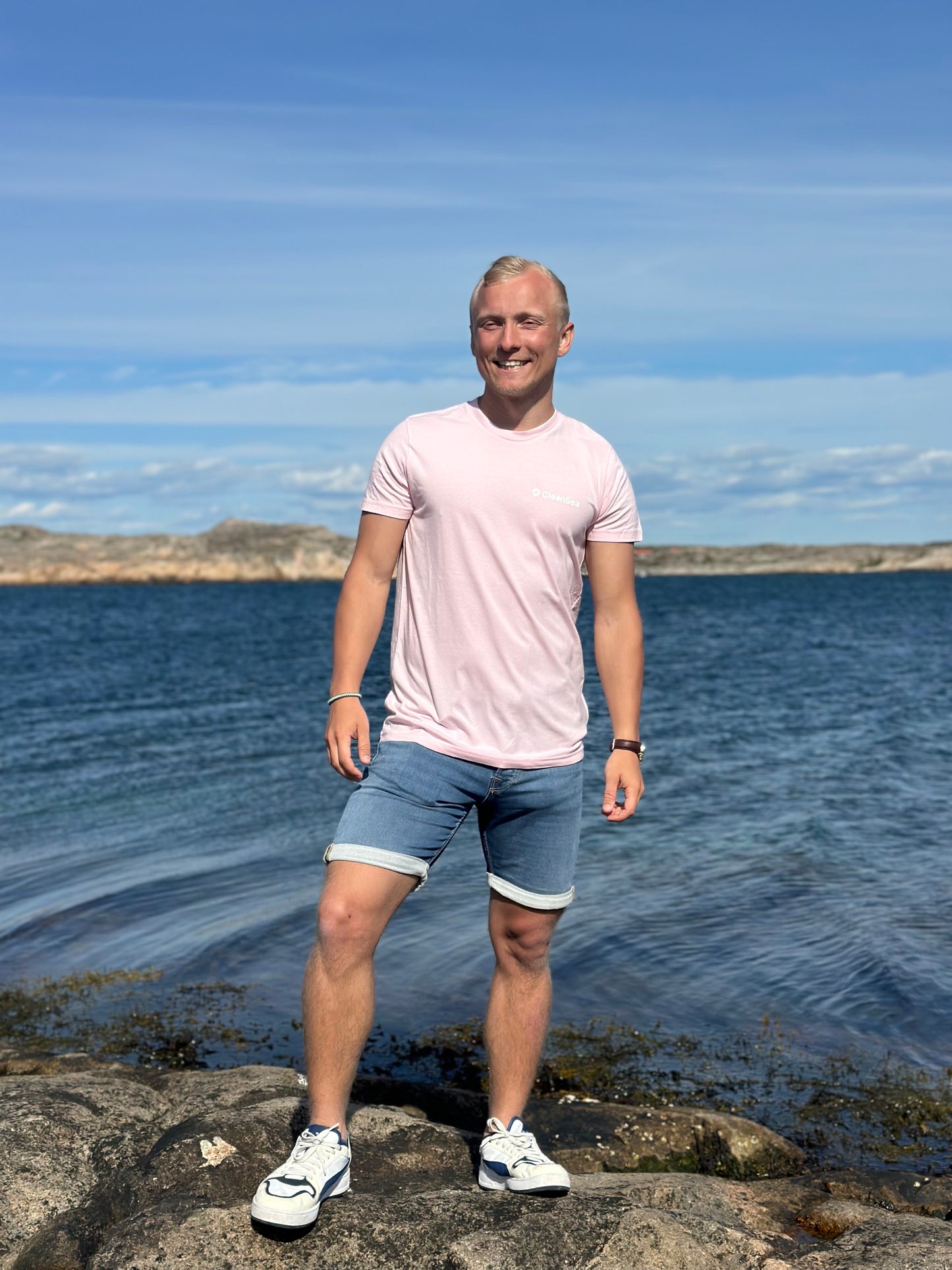 CleanSea Impact T-shirt - 1 KG Seashell pink - CleanSea