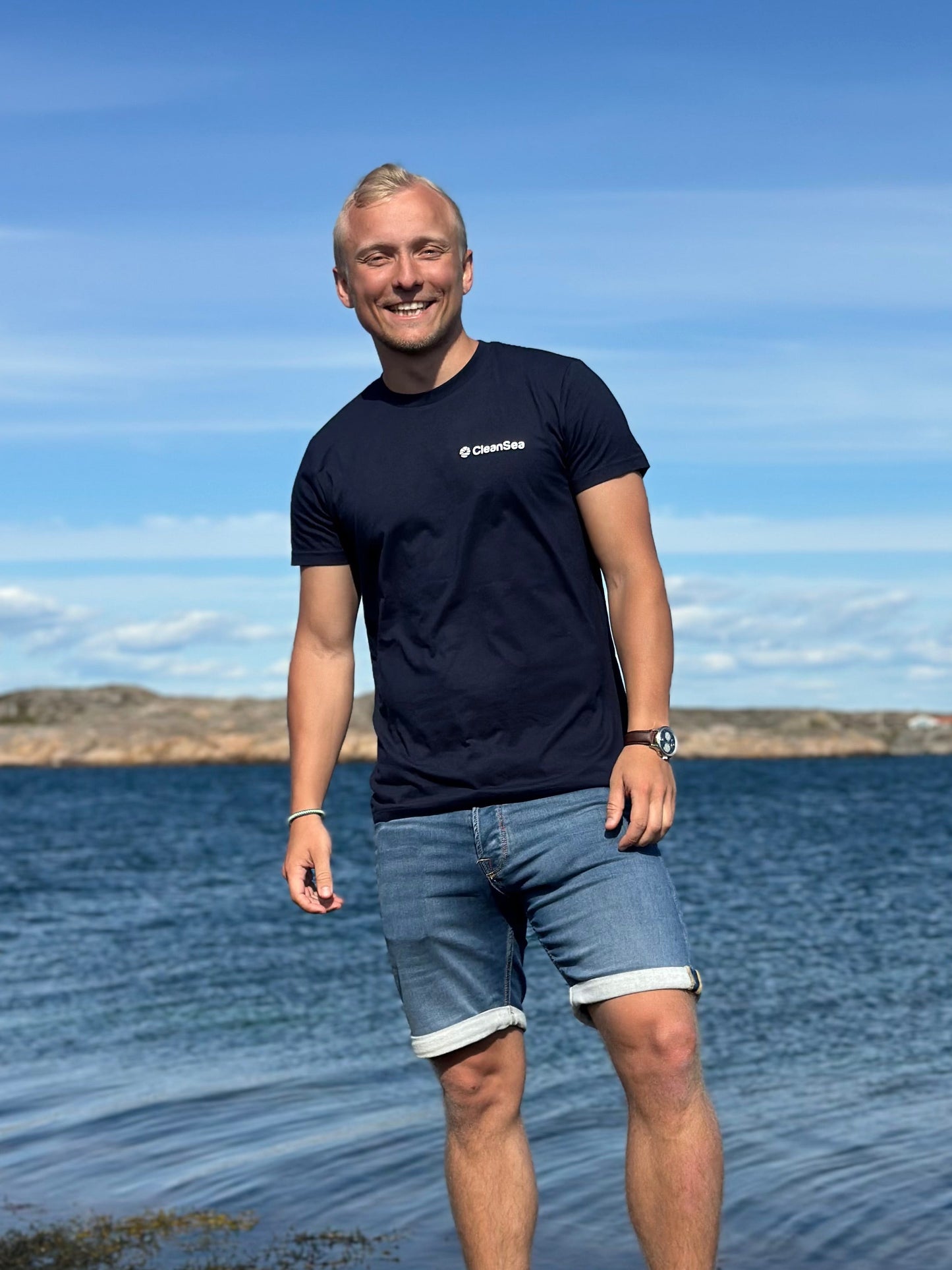 CleanSea Impact T-shirt - 1 KG Deepwater blue - CleanSea