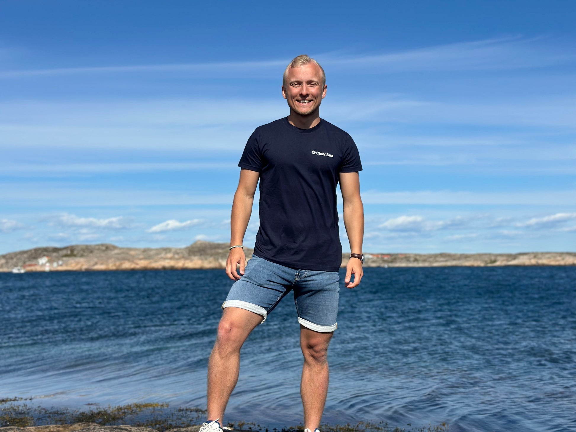 CleanSea Impact T-shirt - 1 KG Deepwater blue - CleanSea