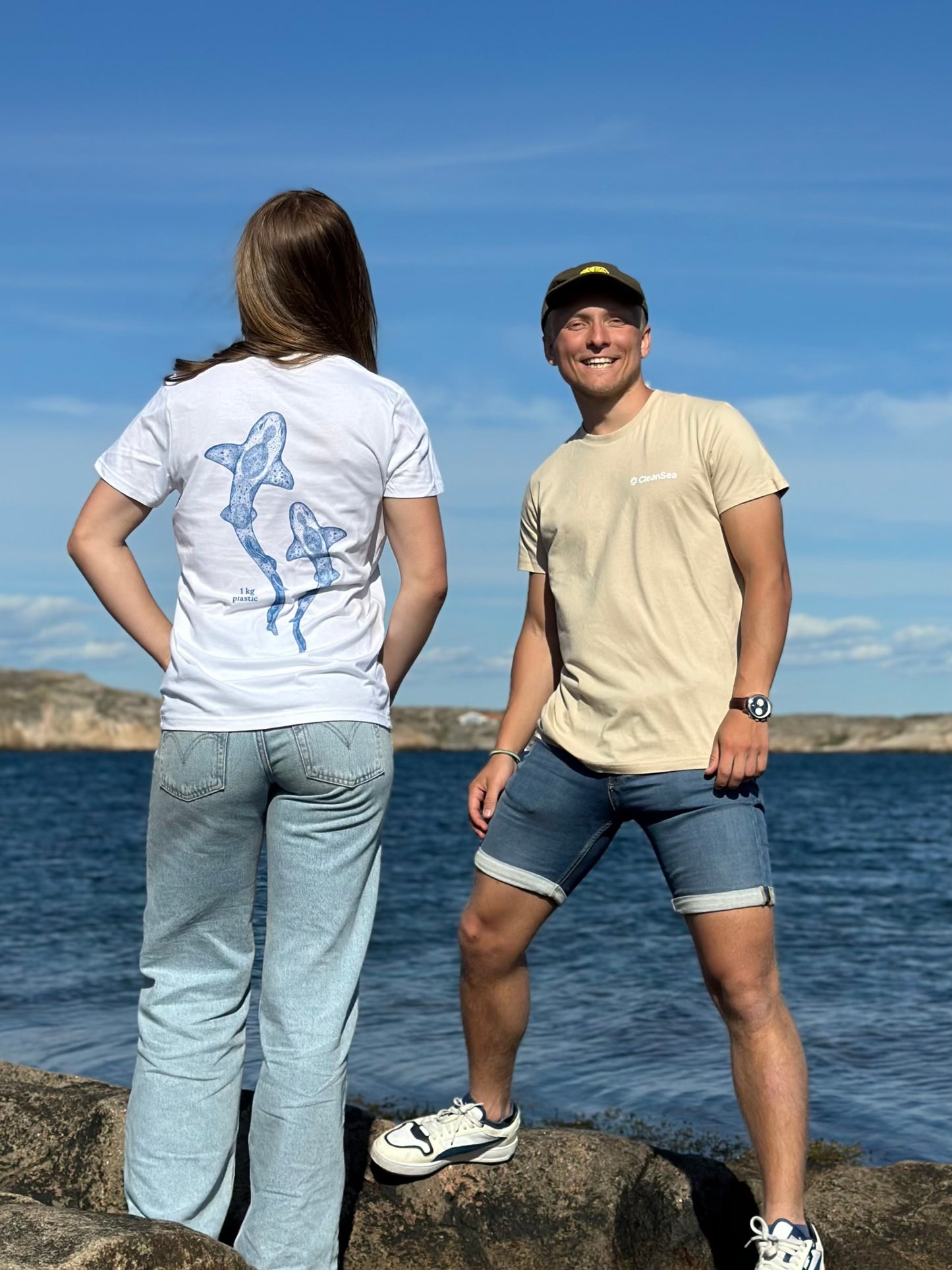 CleanSea Impact T-shirt, 1 KG Pearl White - CleanSea