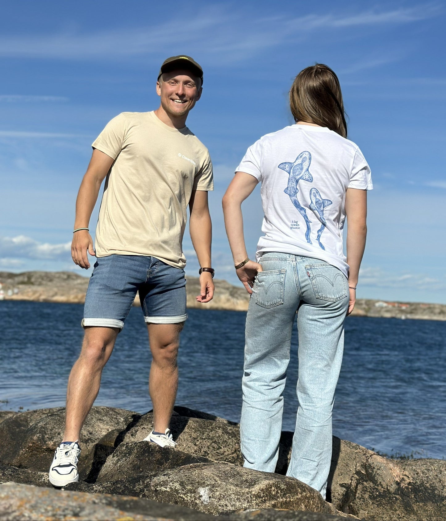 CleanSea Impact T-shirt, 1 KG Beach Sand - CleanSea