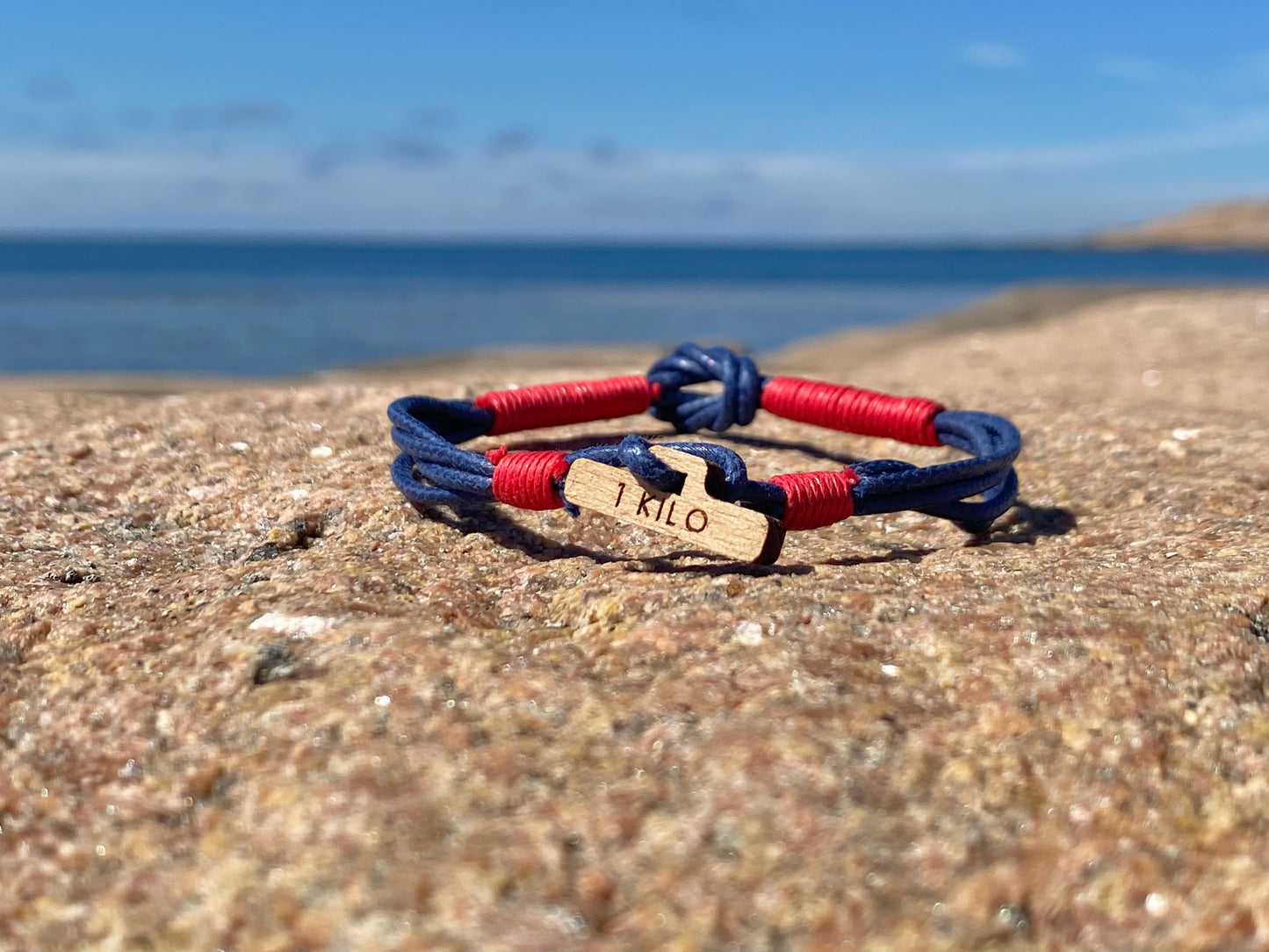Classic 1 KG - Sea blue & Anemone red - CleanSea