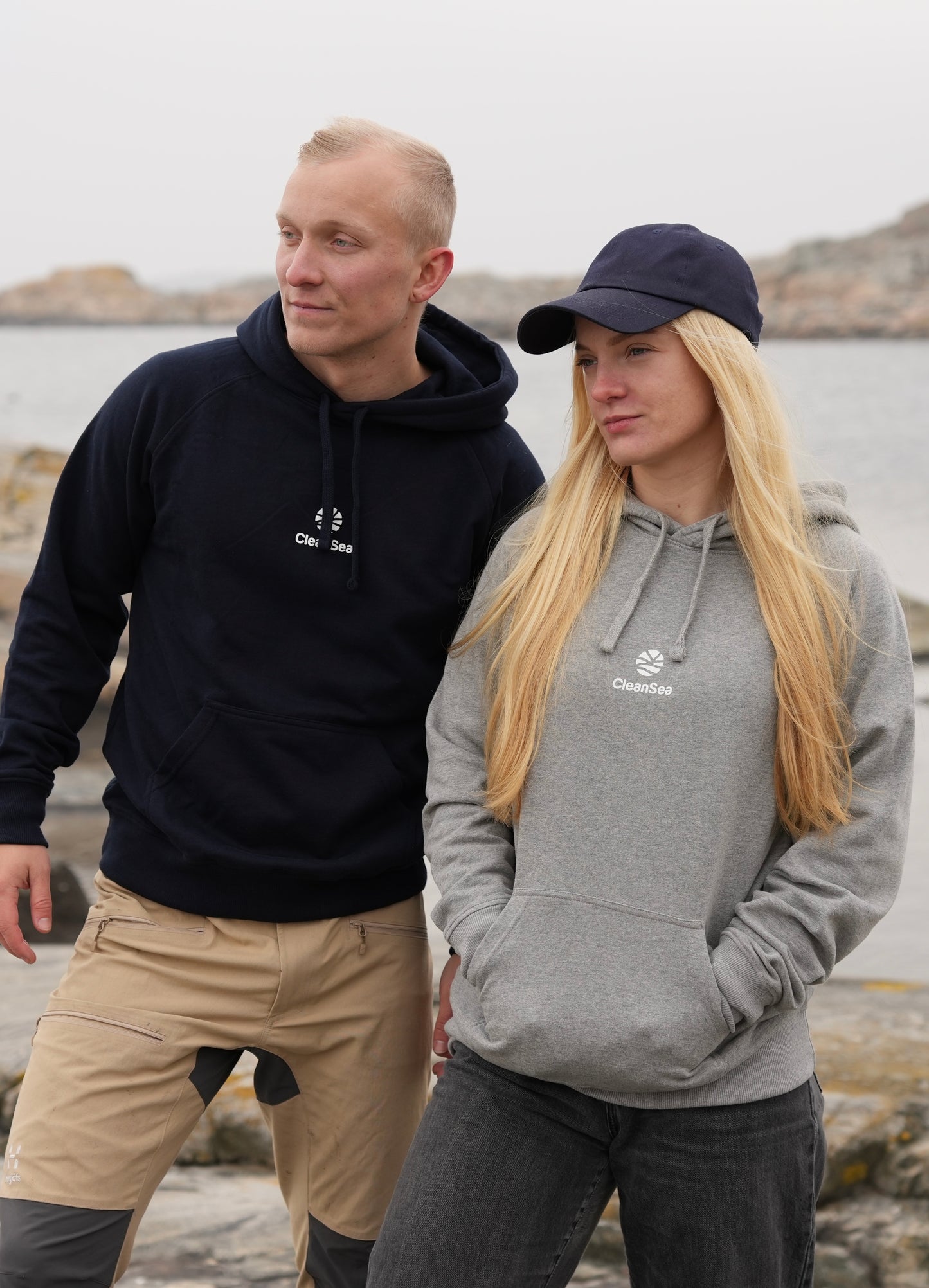 CleanSea Impact Hoodie 3 KG - Klippgrå