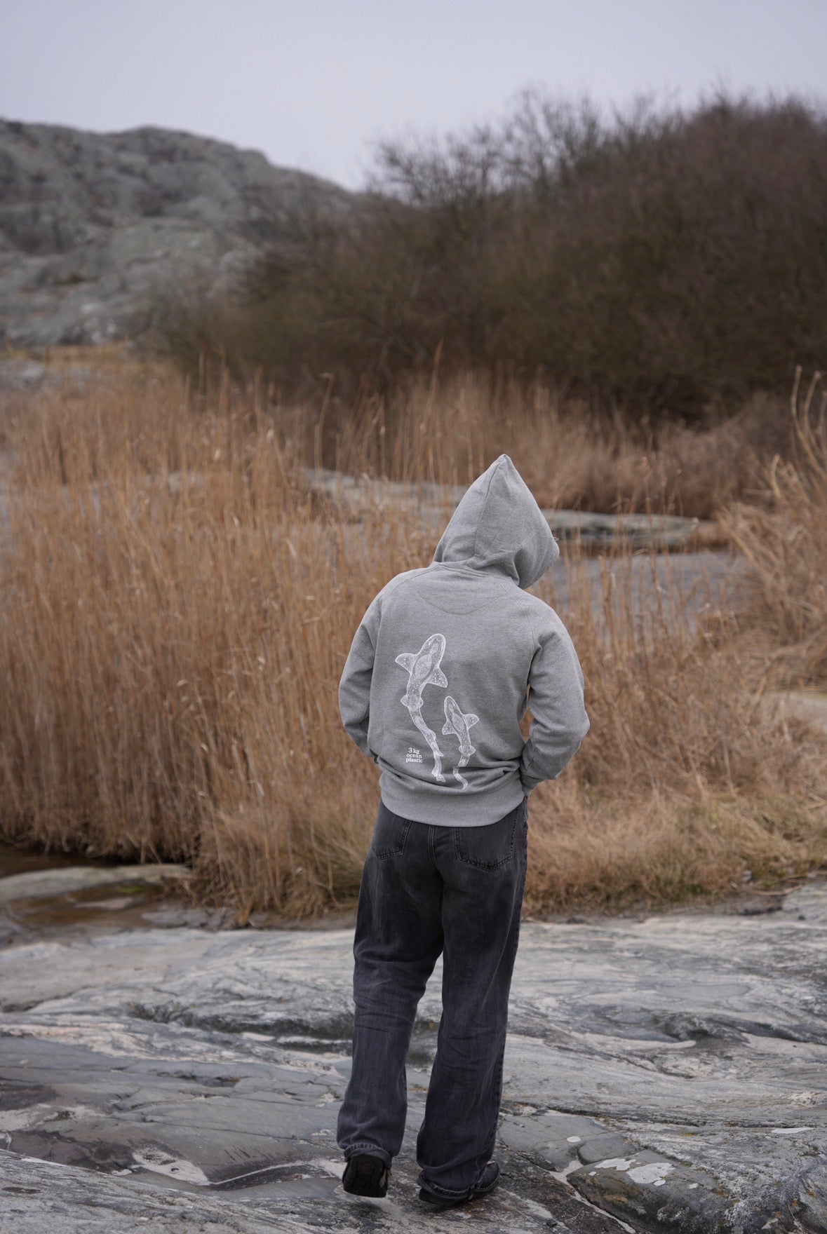 CleanSea Impact Hoodie 3 KG - Klippgrå