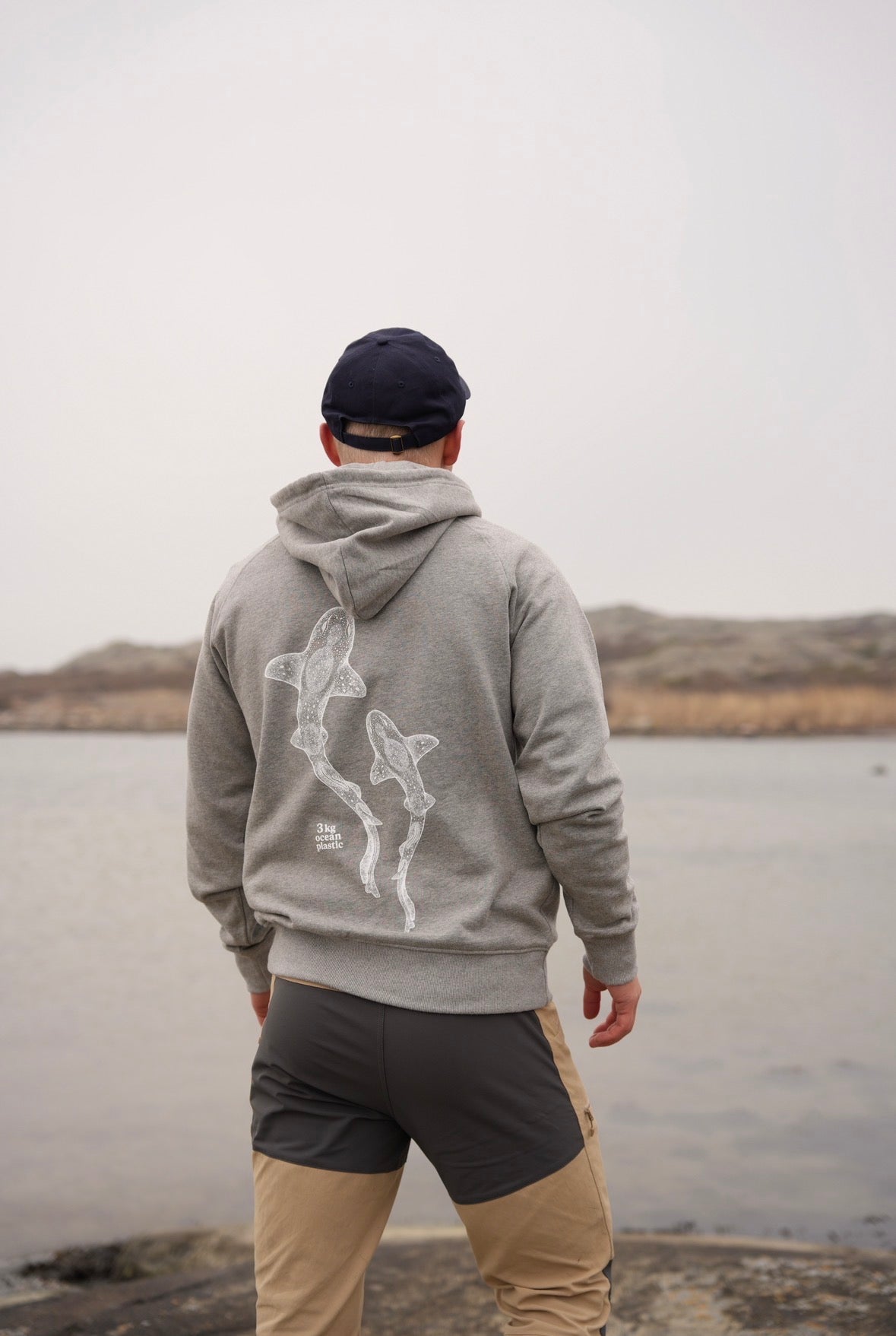 CleanSea Impact Hoodie 3 KG - Klippgrå