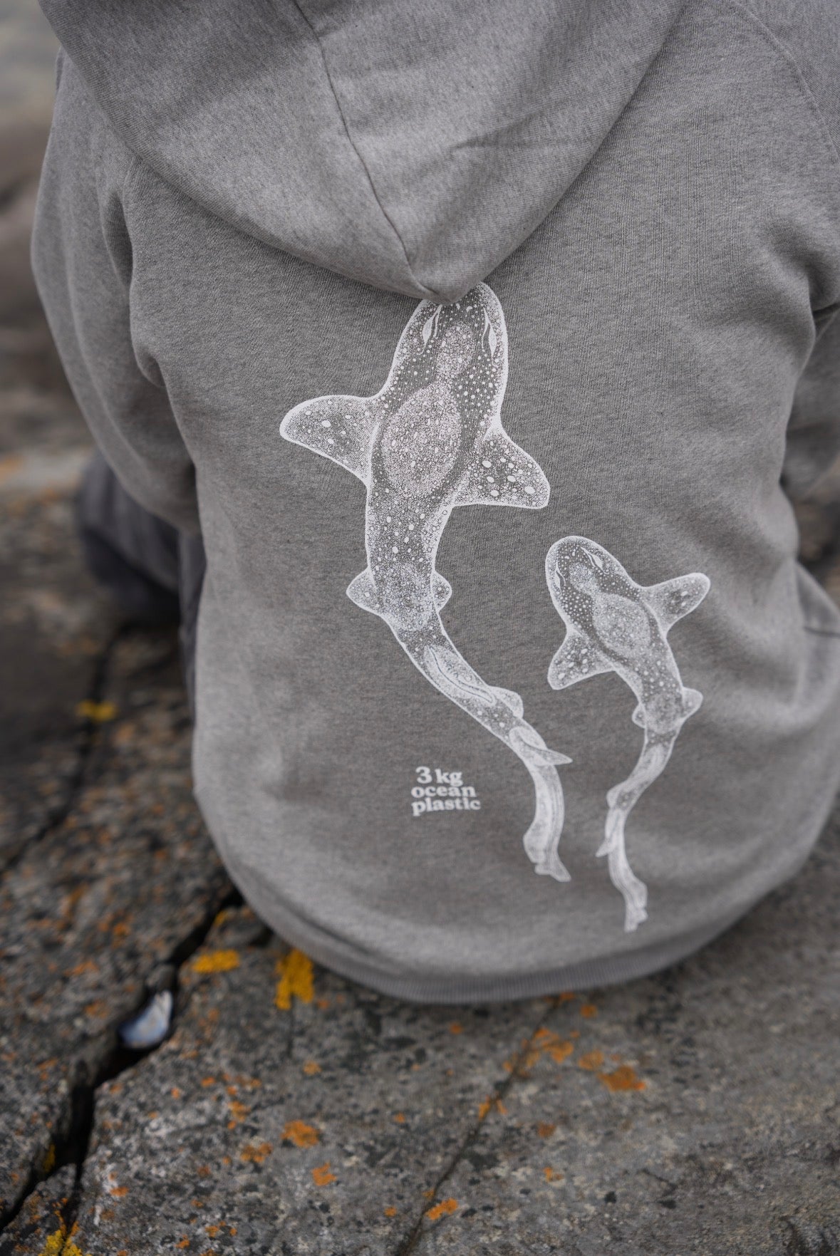 CleanSea Impact Hoodie 3 KG - Klippgrå