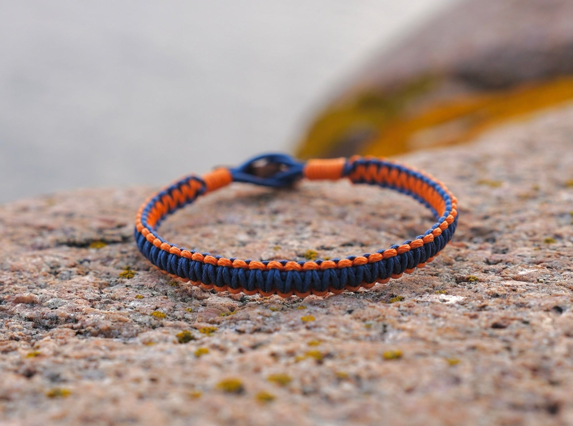 CleanSea bracelet - New design Blue/Orange - CleanSea