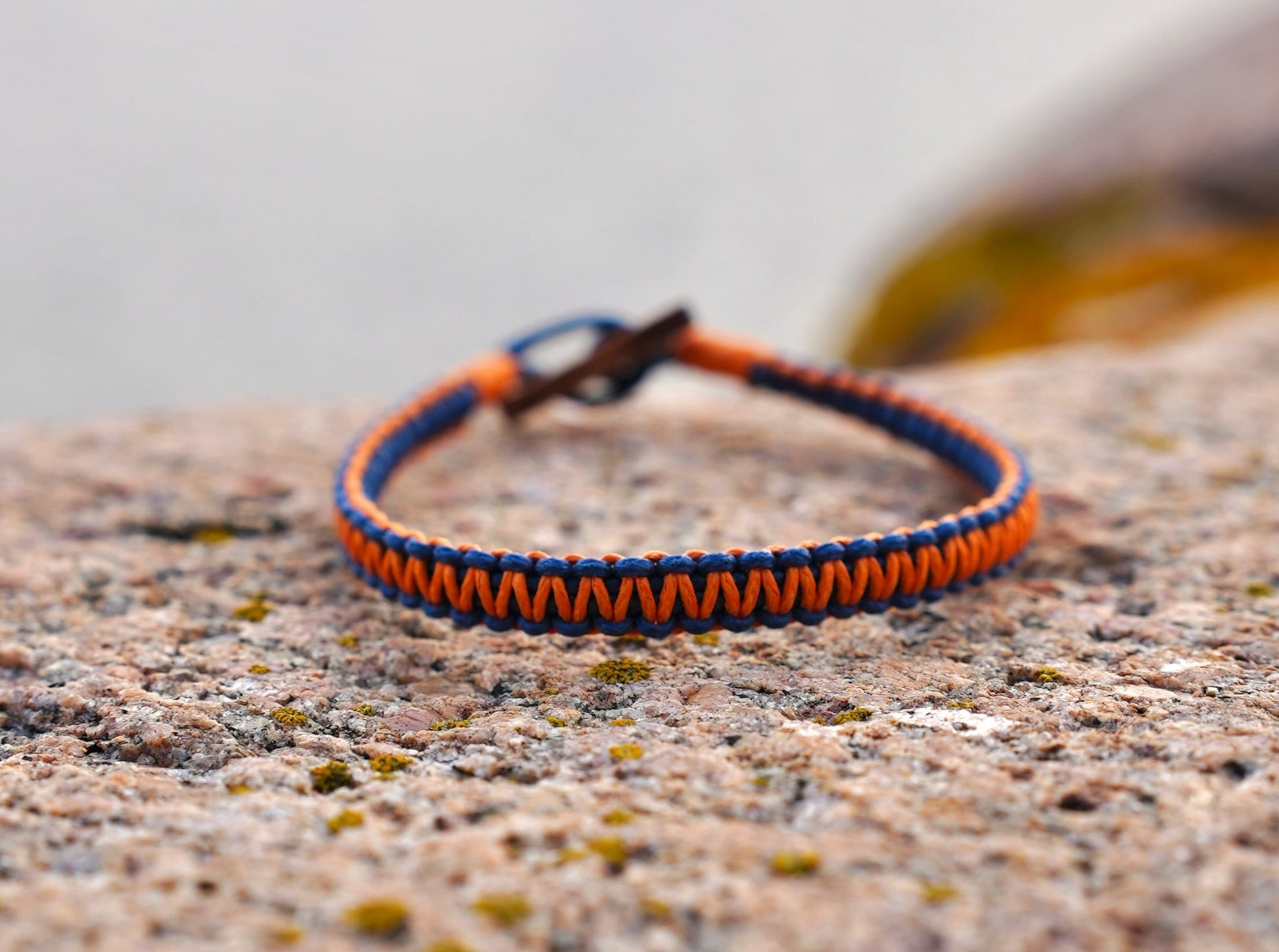 CleanSea bracelet - New design Blue/Orange - CleanSea