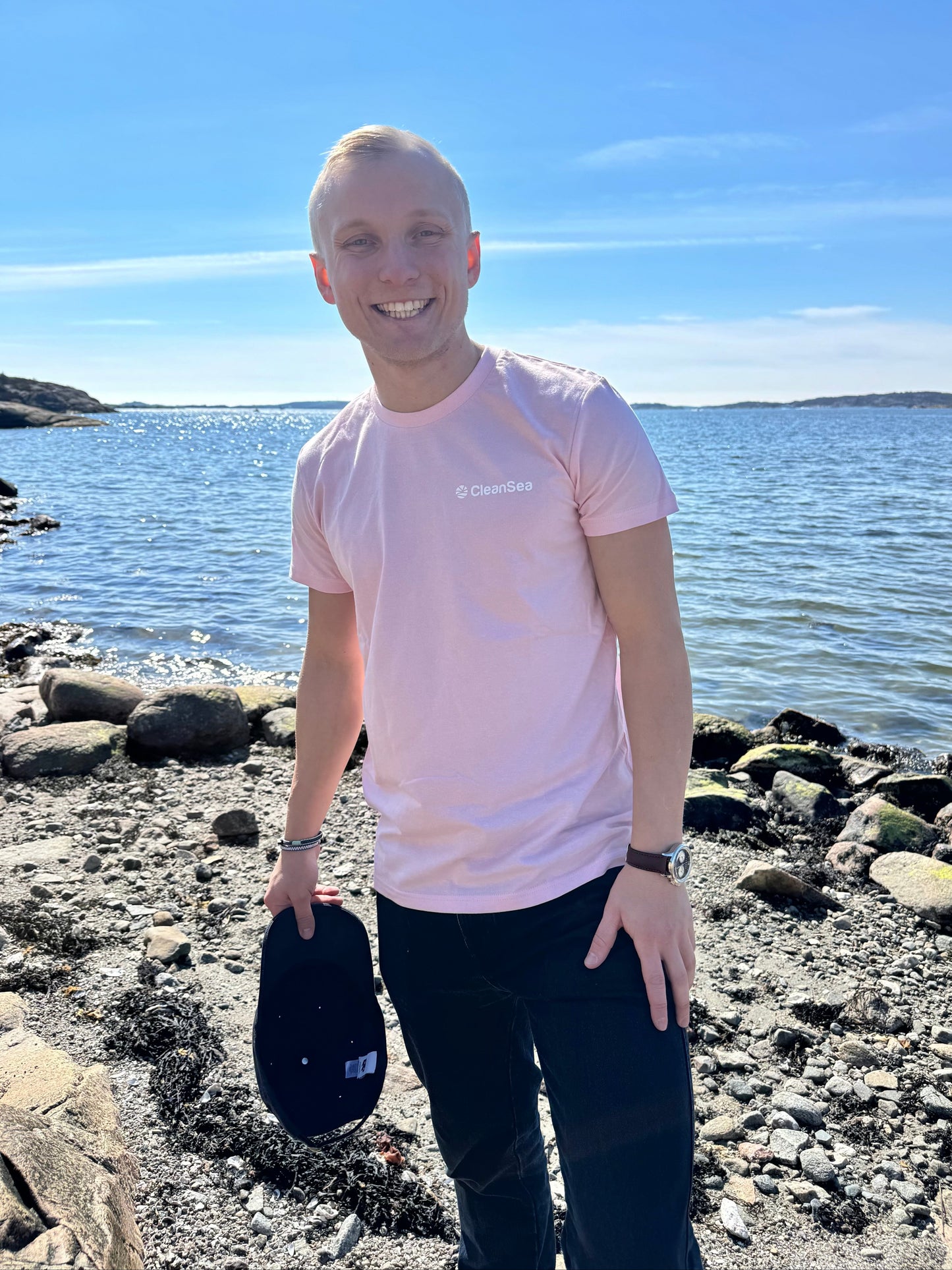 CleanSea Impact T-shirt - 1 KG Seashell pink - CleanSea
