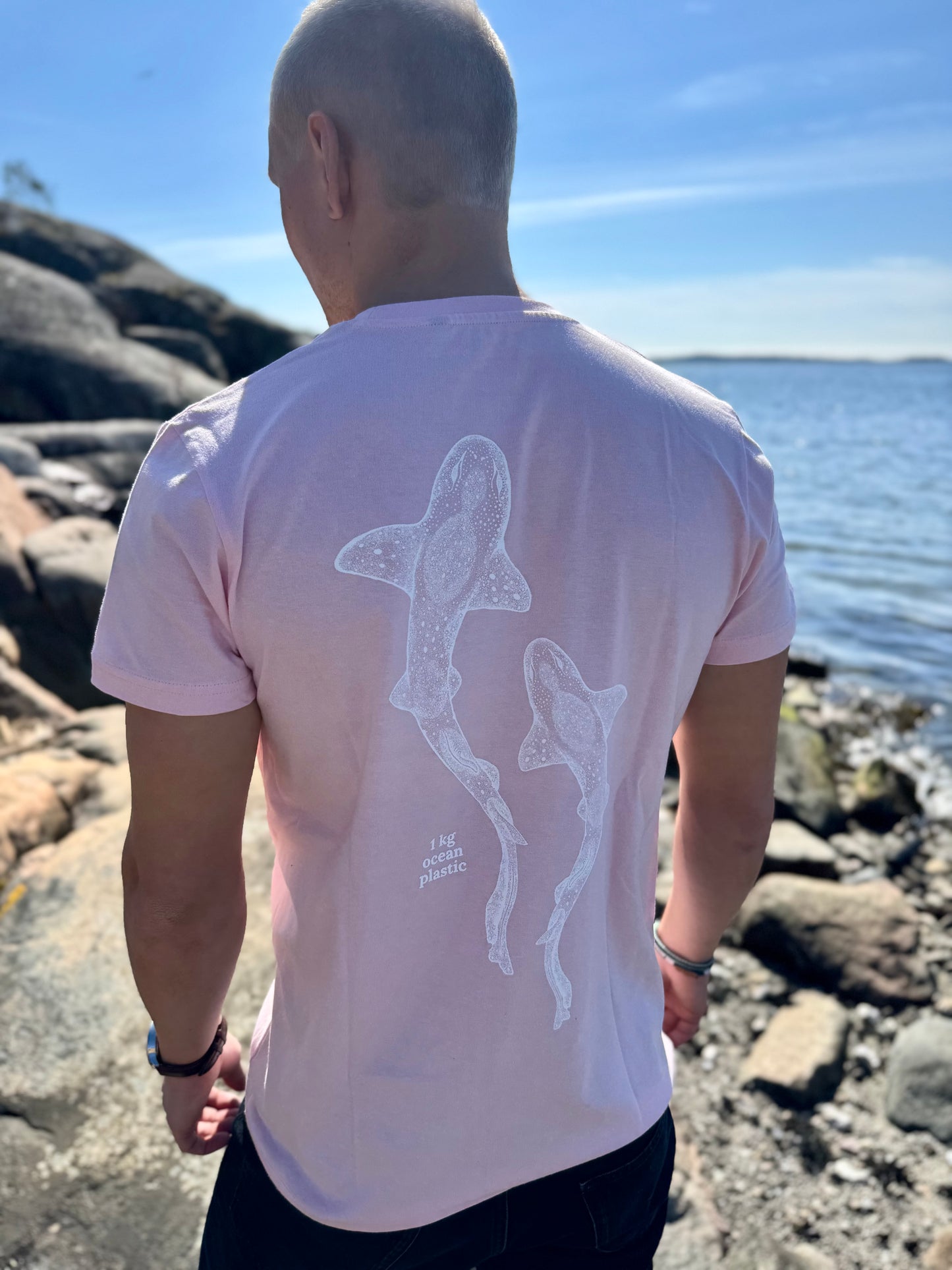 CleanSea Impact T-shirt - 1 KG Seashell pink - CleanSea
