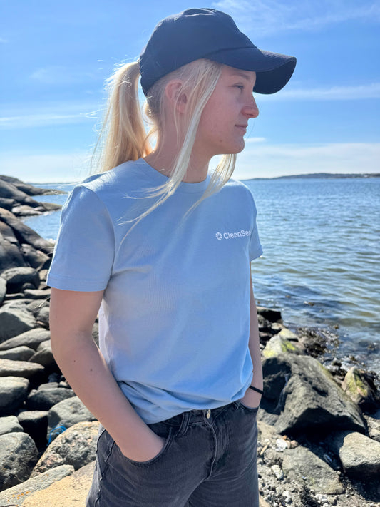 CleanSea Impact T-shirt - 1 KG Lagoon blue - CleanSea