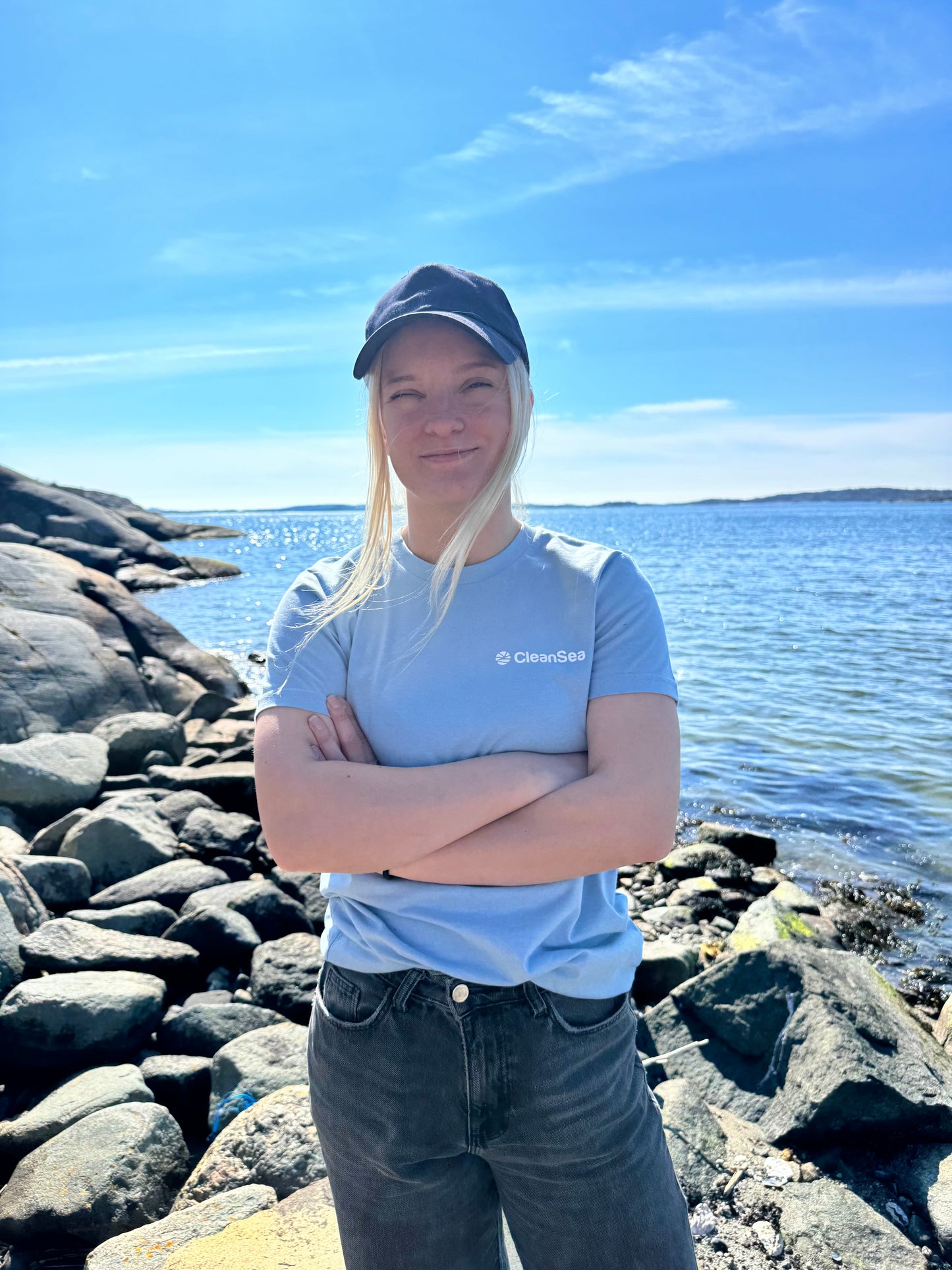 CleanSea Impact T-shirt - 1 KG Lagoon blue - CleanSea