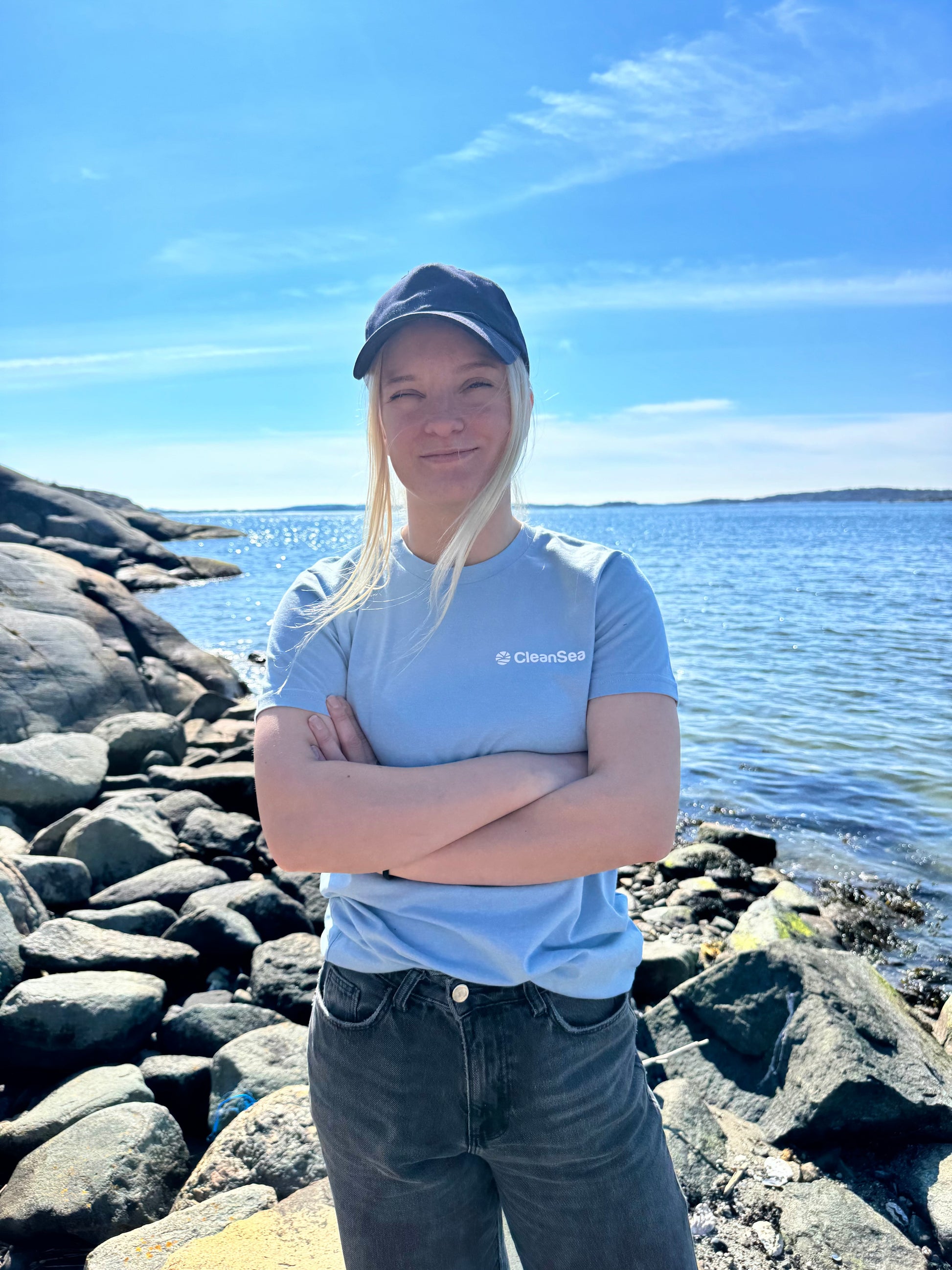 CleanSea Impact T-shirt - 1 KG Lagoon blue - CleanSea