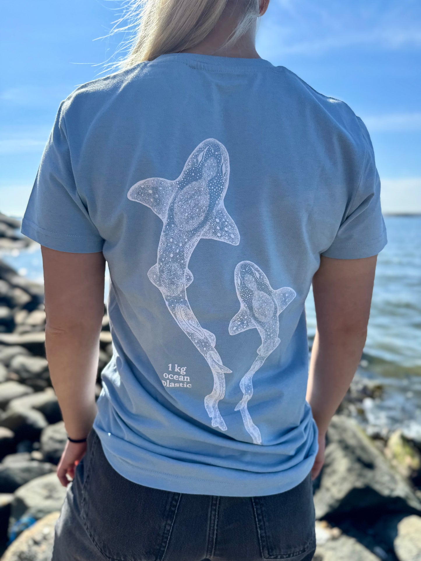 CleanSea Impact T-shirt - 1 KG Lagoon blue - CleanSea