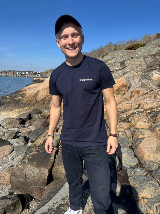CleanSea Impact T-shirt - 1 KG Deepwater blue - CleanSea