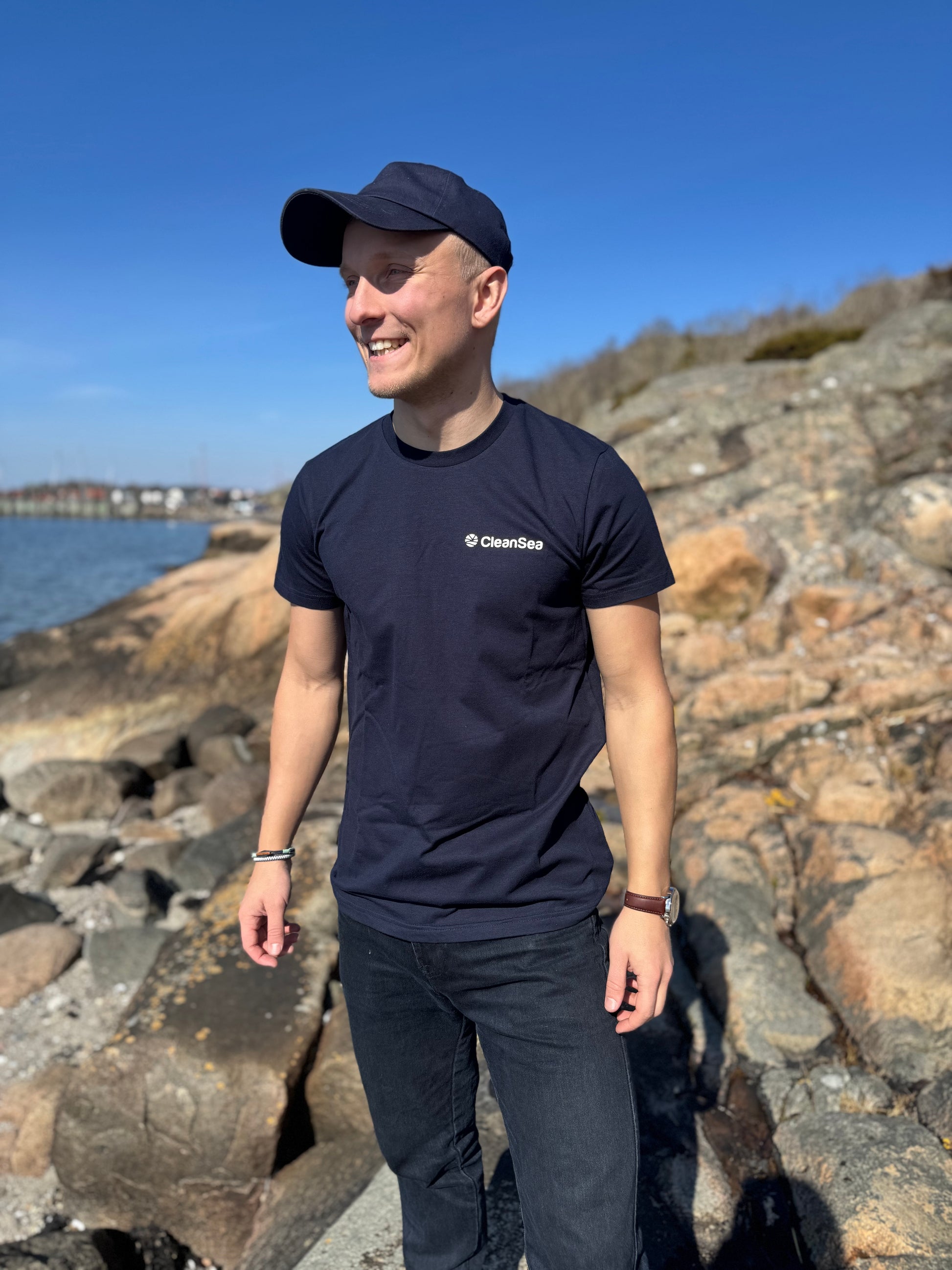 CleanSea Impact T-shirt - 1 KG Deepwater blue - CleanSea