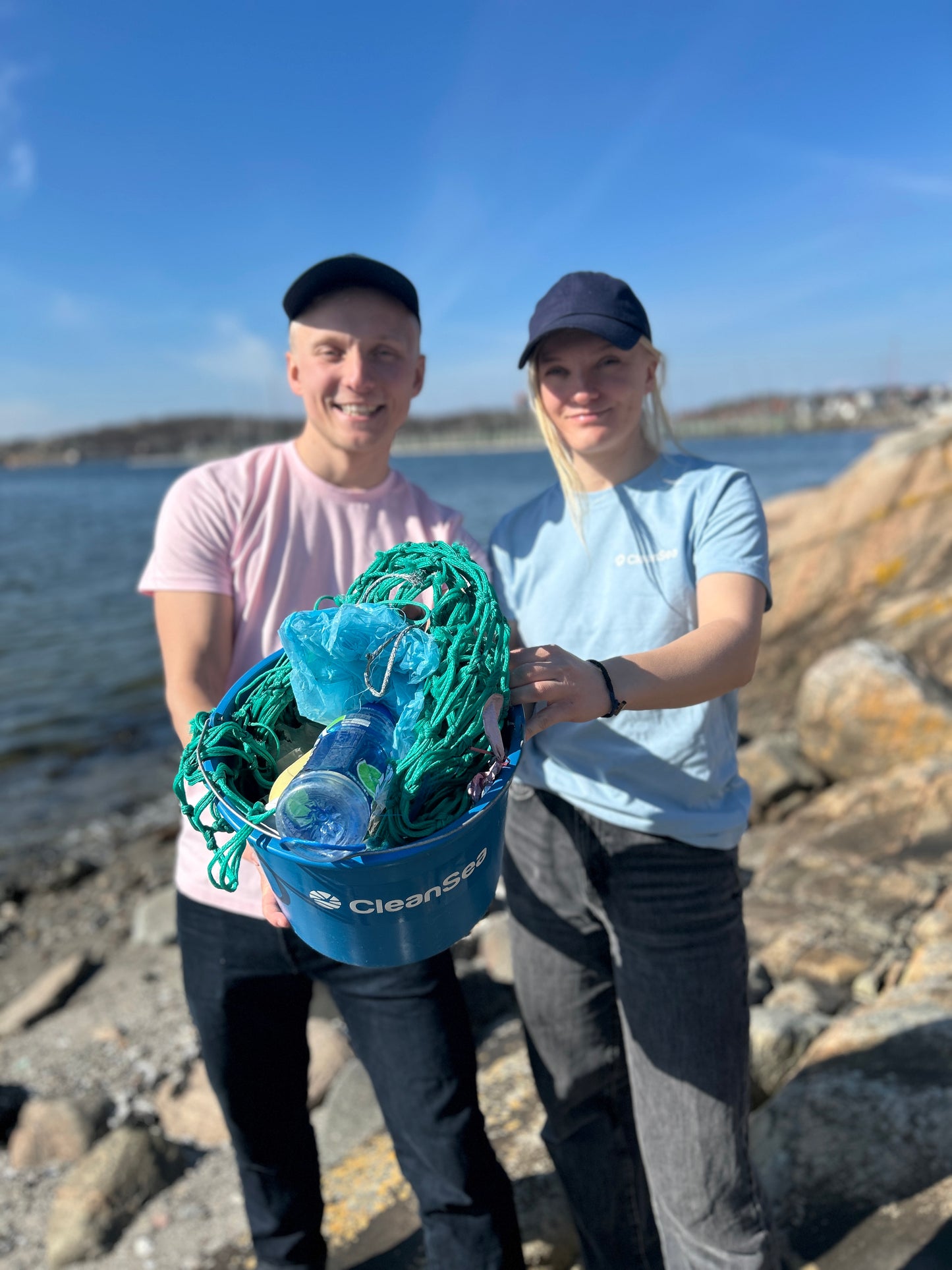 CleanSea Impact T-shirt - 1 KG Lagoon blue - CleanSea