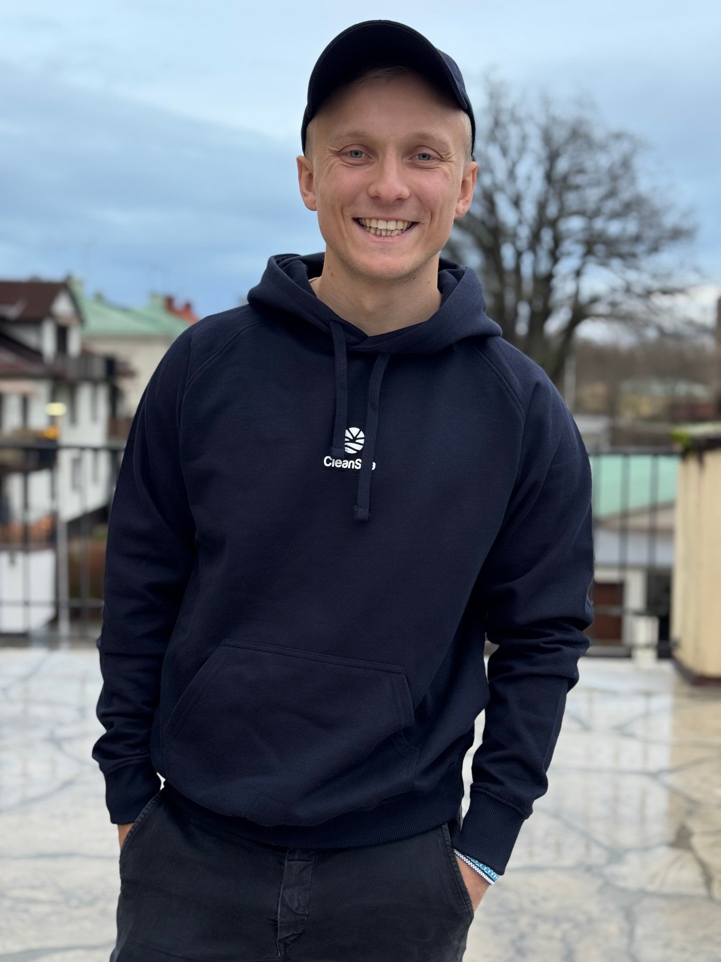 CleanSea Impact Hoodie 3 KG - Djuphavsblå