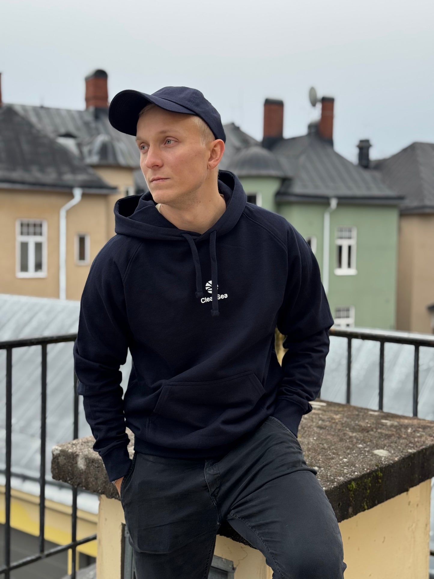 CleanSea Impact Hoodie 3 KG - Djuphavsblå