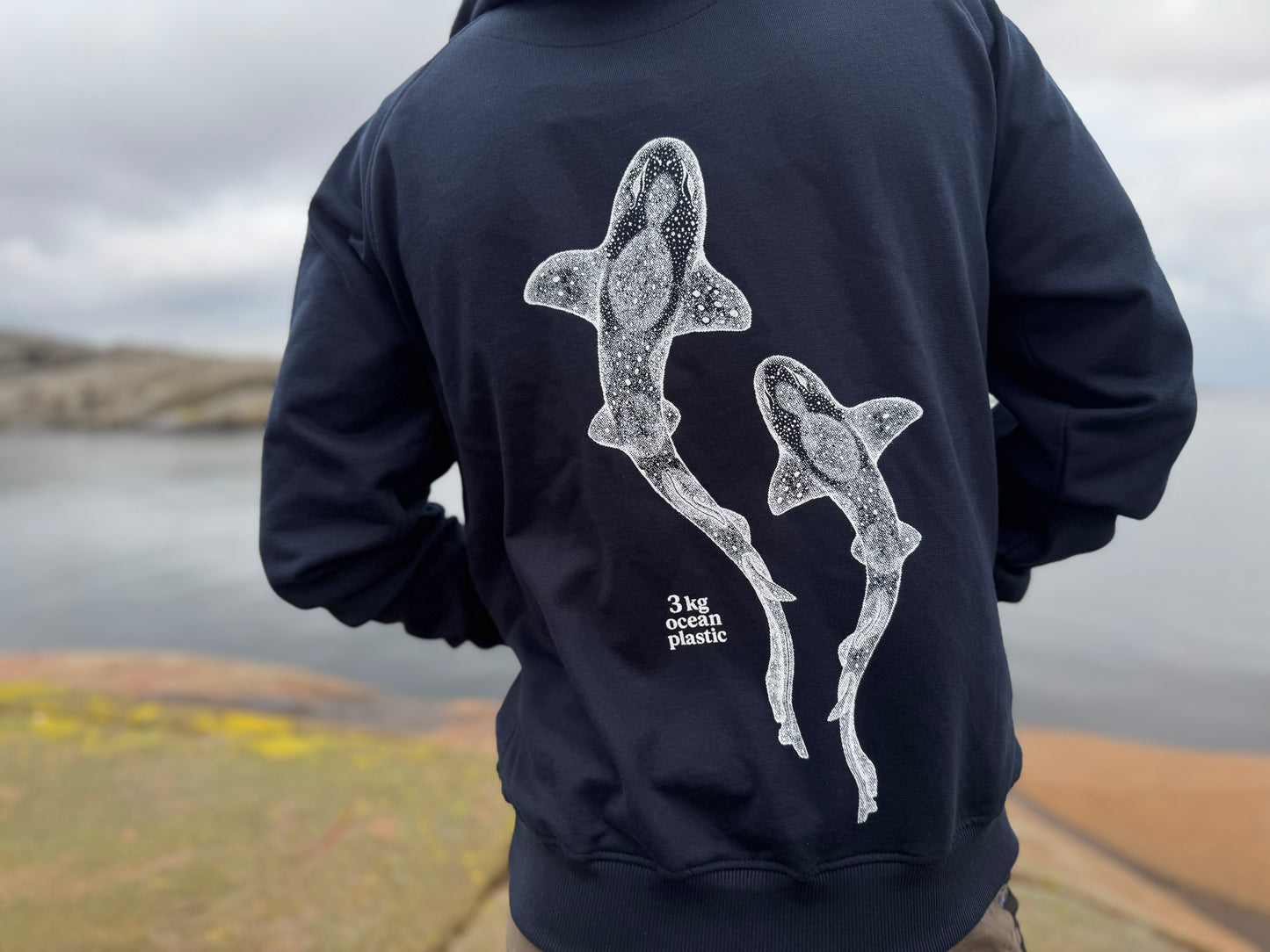 CleanSea Impact Hoodie 3 KG - Djuphavsblå