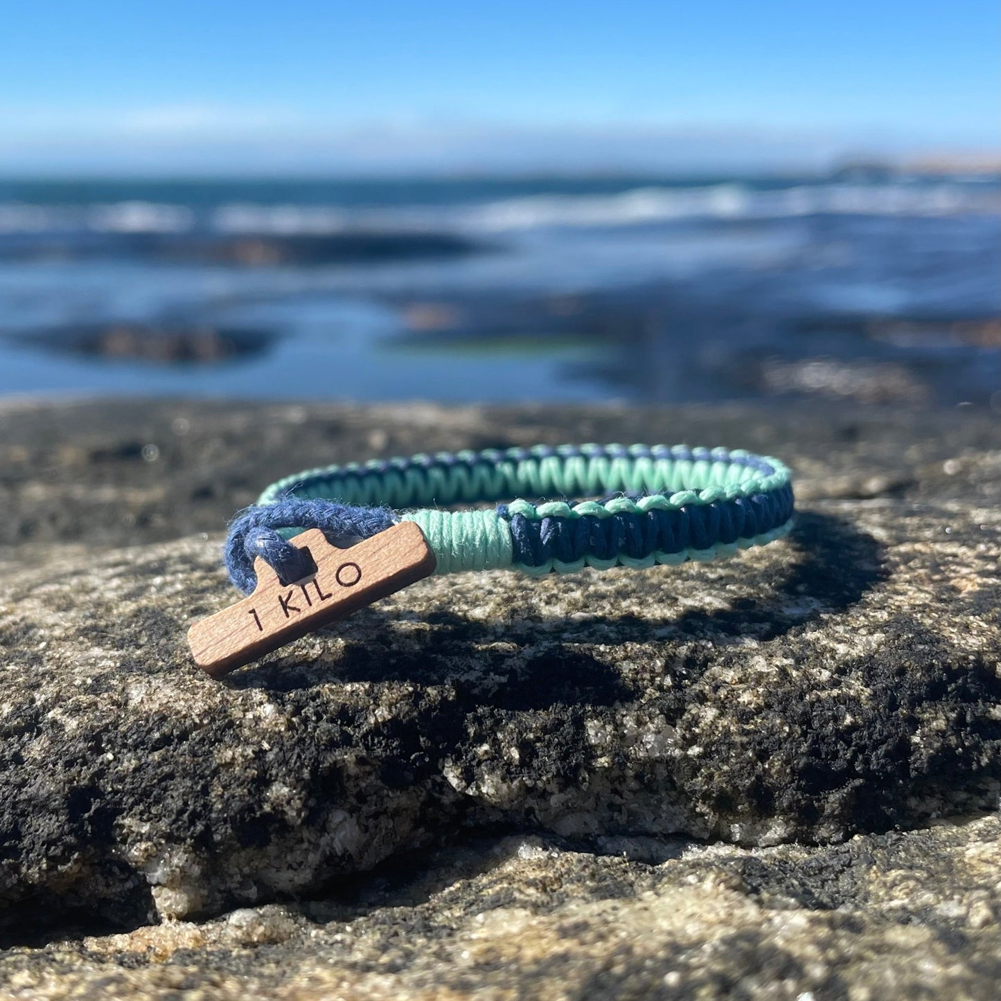 New CleanSea bracelet - Blue/Mint - CleanSea