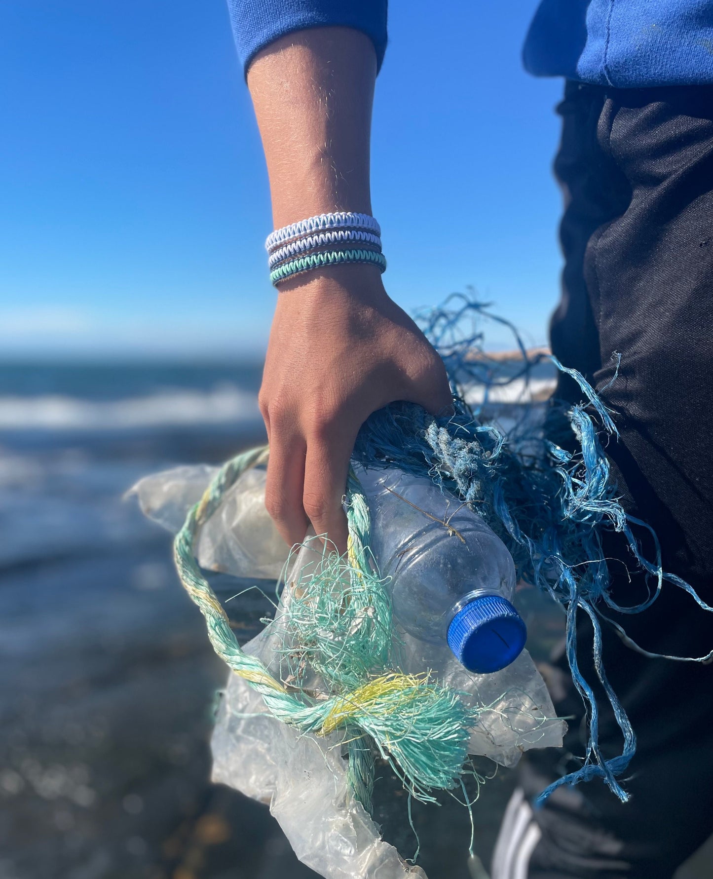 New CleanSea bracelet - Blue/Mint - CleanSea