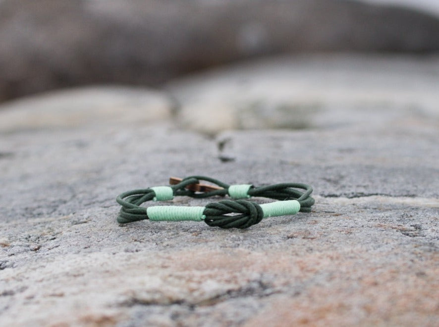 2 Kilo CleanSea Bracelet - Green/Mint - CleanSea