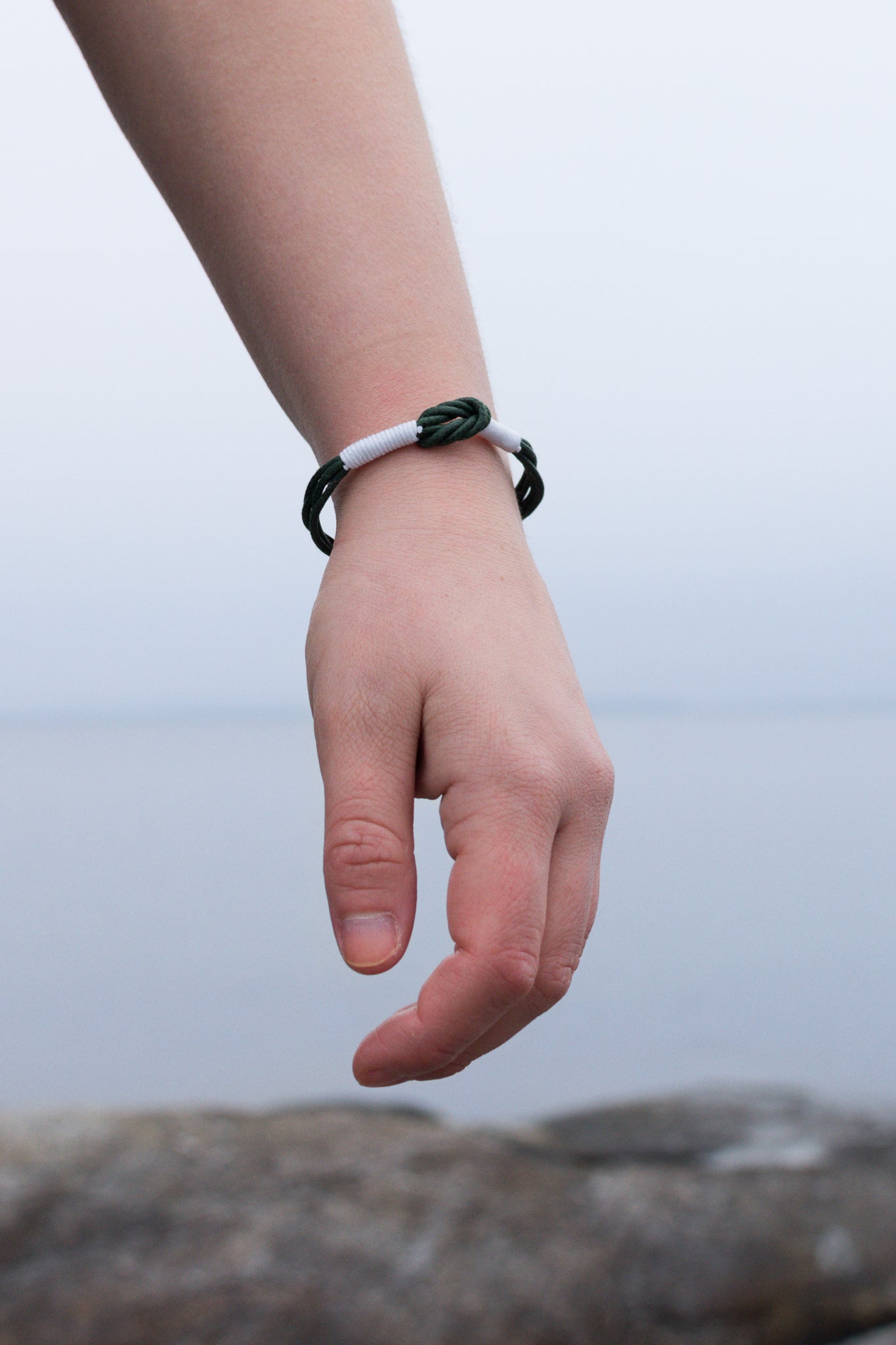 Copy of CleanSea Bracelet - Green/White - CleanSea