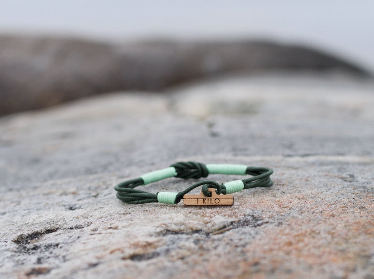 2 Kilo CleanSea Bracelet - Green/Mint - CleanSea