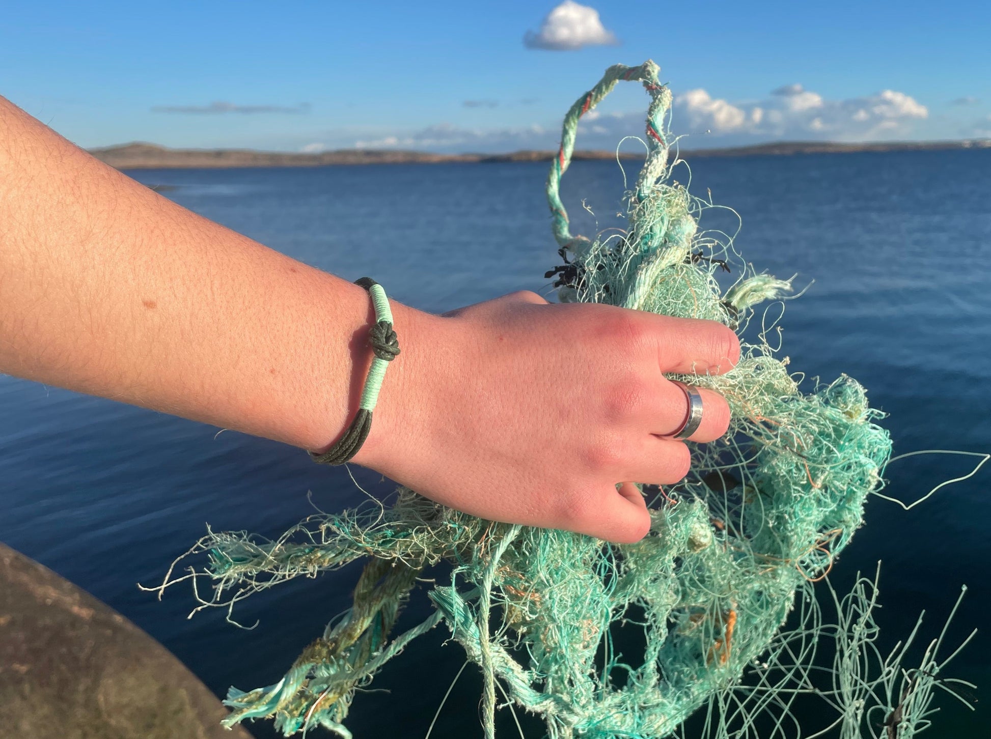 2 Kilo CleanSea Bracelet - Green/Mint - CleanSea