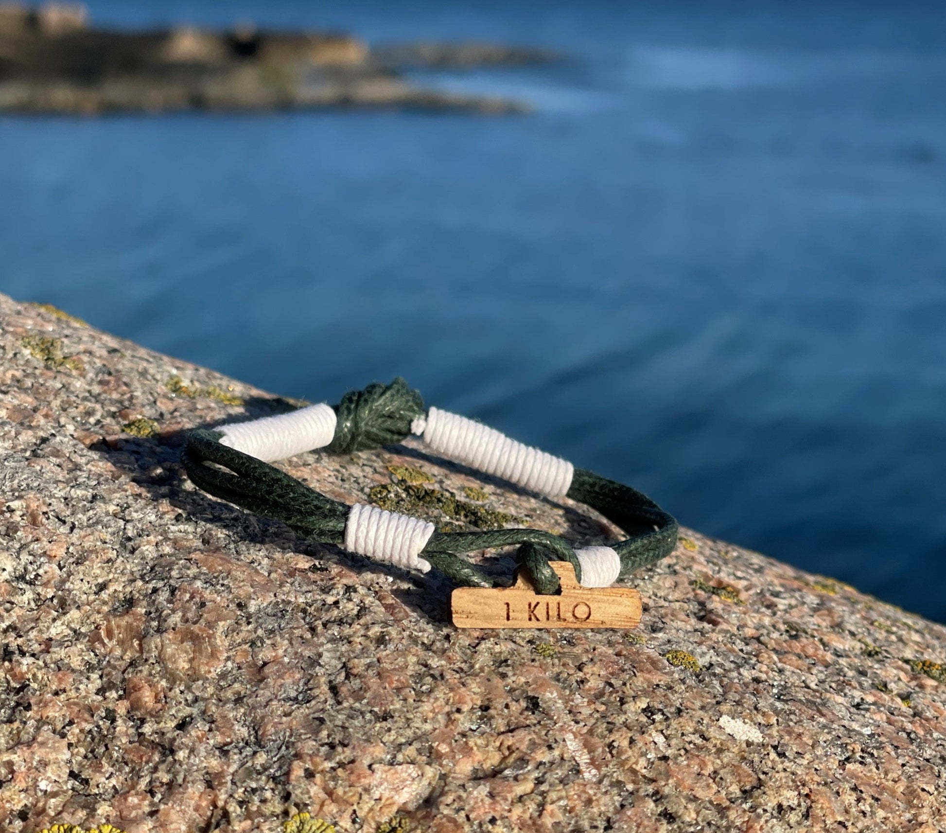CleanSea Bracelet - Green/White - CleanSea
