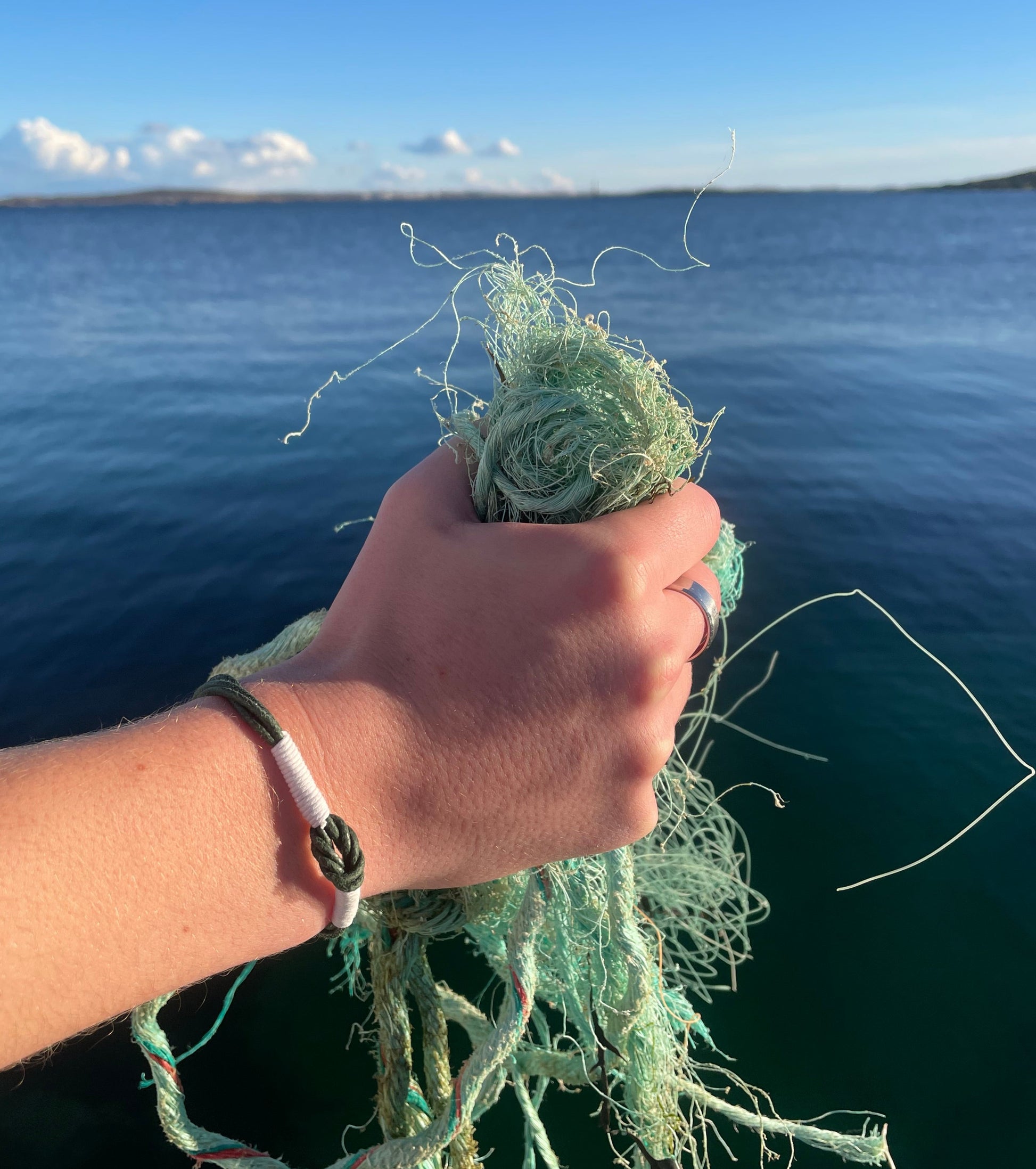 CleanSea Bracelet - Green/White - CleanSea