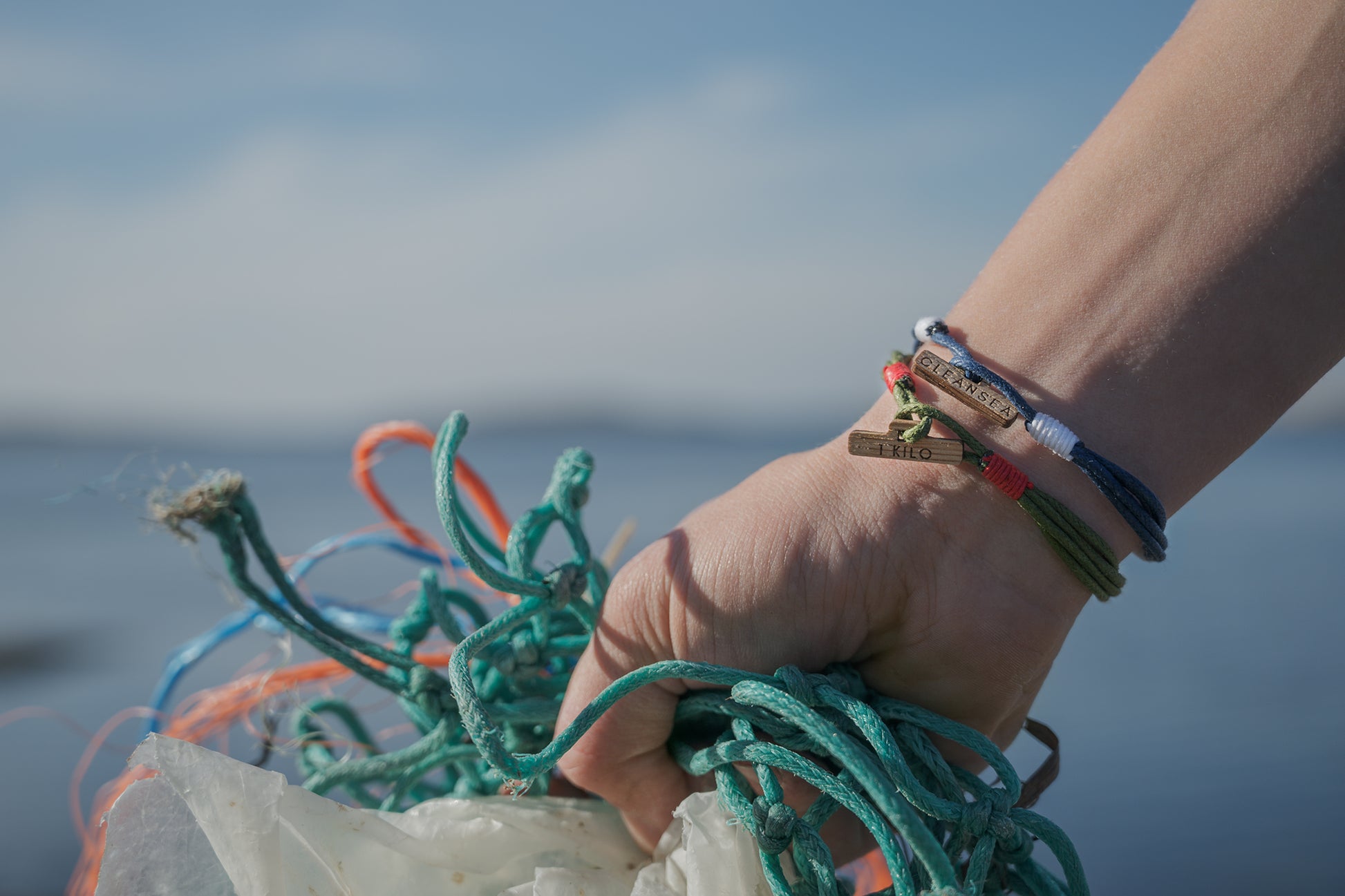 CleanSea Bracelet - Blue/White - CleanSea